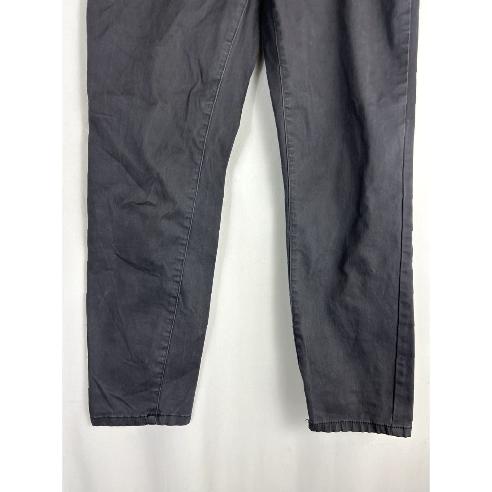 Vintage Buffalo David Button Daily Gray Pants Women 10/30 Mid rise Ankle Stretch 32x26 Size 32" / US 10 / IT 46 - 2 Thumbnail