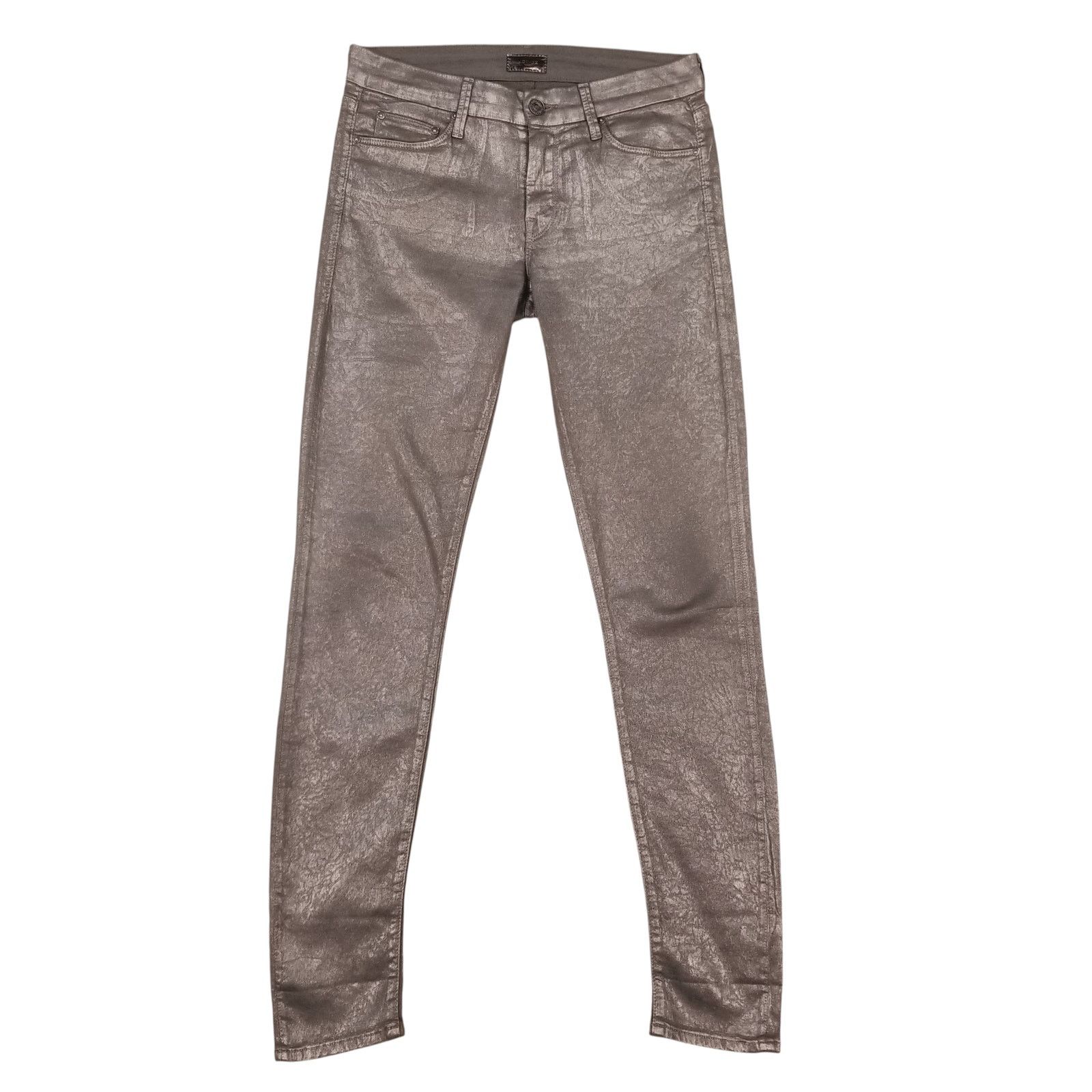 MOTHER Mother The Looker Jeans Disturbing the Peace Gunmetal Sz 26 Size 26" / US 2 / IT 38 - 1 Thumbnail