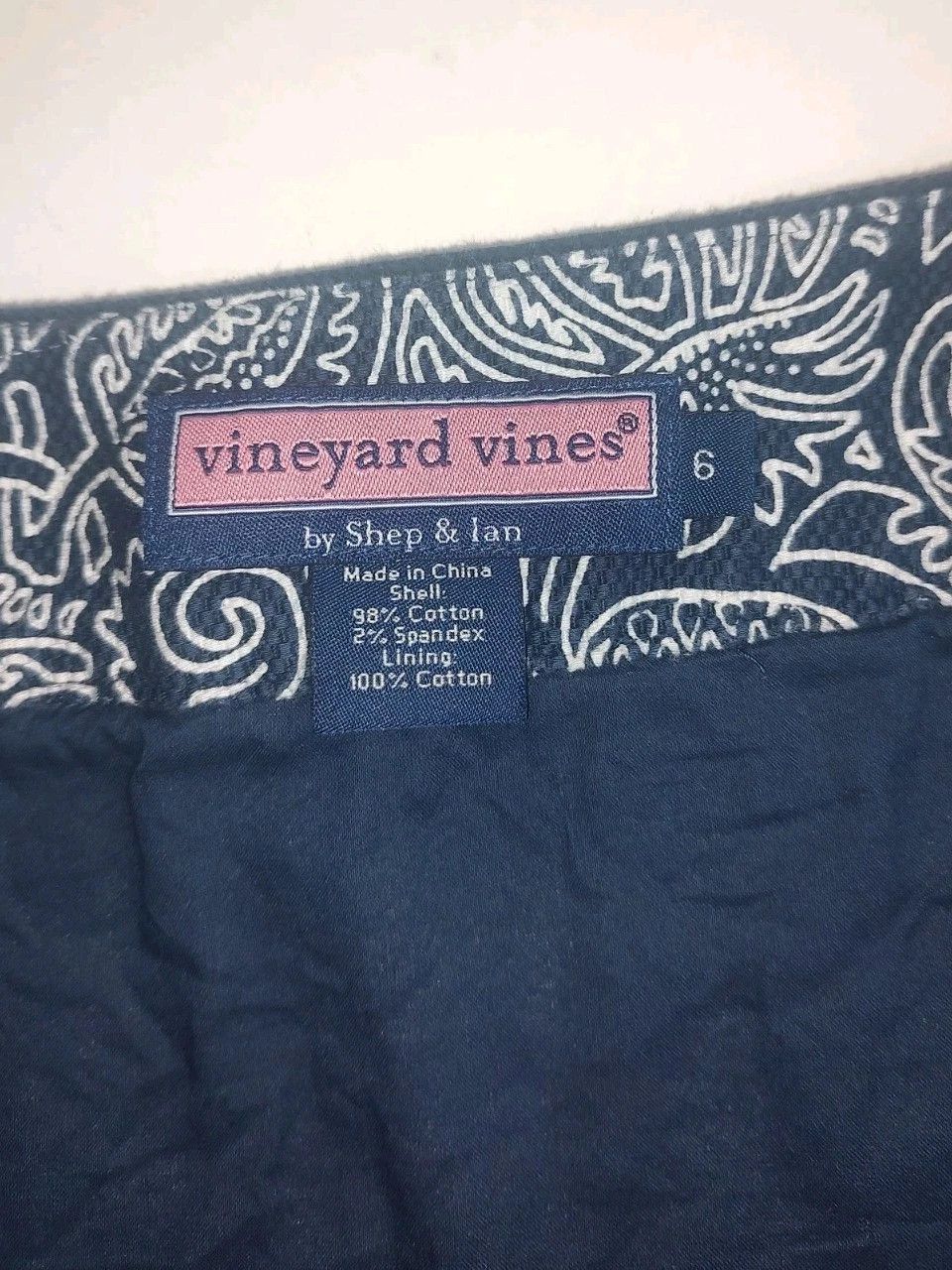 Vineyard Vines Vineyard Vines Margo Skirt Pineapple Paisley Lined White 6 Size 28" / US 6 / IT 42 - 9 Thumbnail