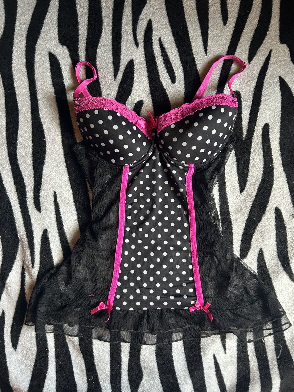 Other Cute polka dot lingerie top Size M / US 6-8 / IT 42-44 - 1 Preview
