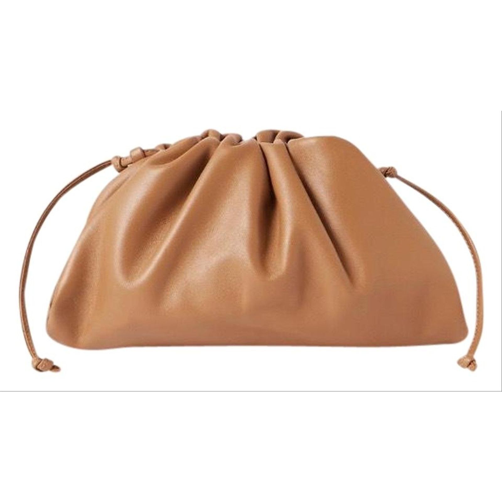 Bottega Veneta The Pouch small cloud leather clutch cross body bag Size ONE SIZE - 1 Thumbnail