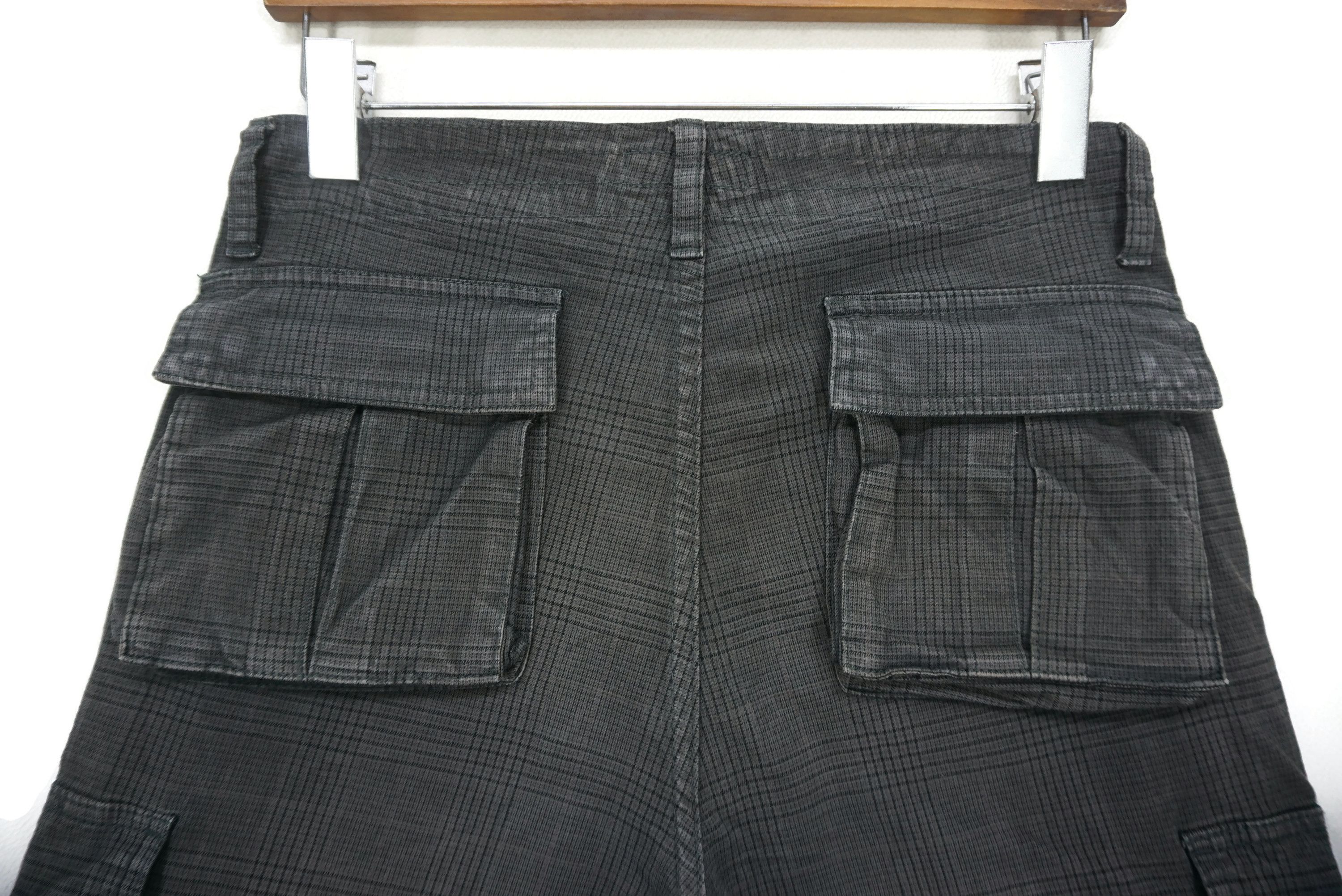 Japanese Brand Beams Pants fit W31xL33 Checkered Surplus Tactical Cargo Size US 28 / EU 44 - 6 Thumbnail