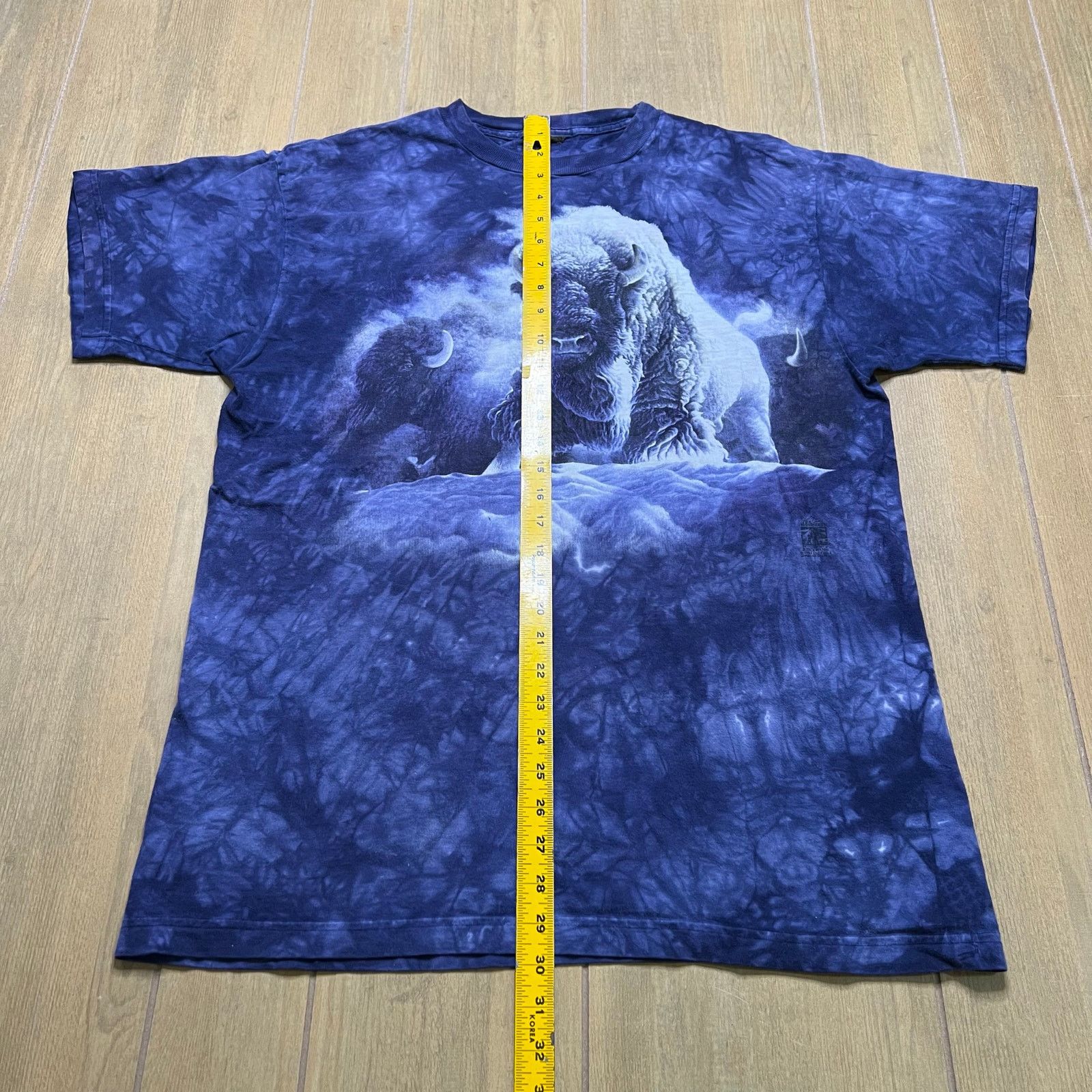 Vintage Vintage WILD BUFFALO TIE-DYE THE MOUNTAIN T-Shirt Sz L Y2K Size US L / EU 52-54 / 3 - 4 Thumbnail