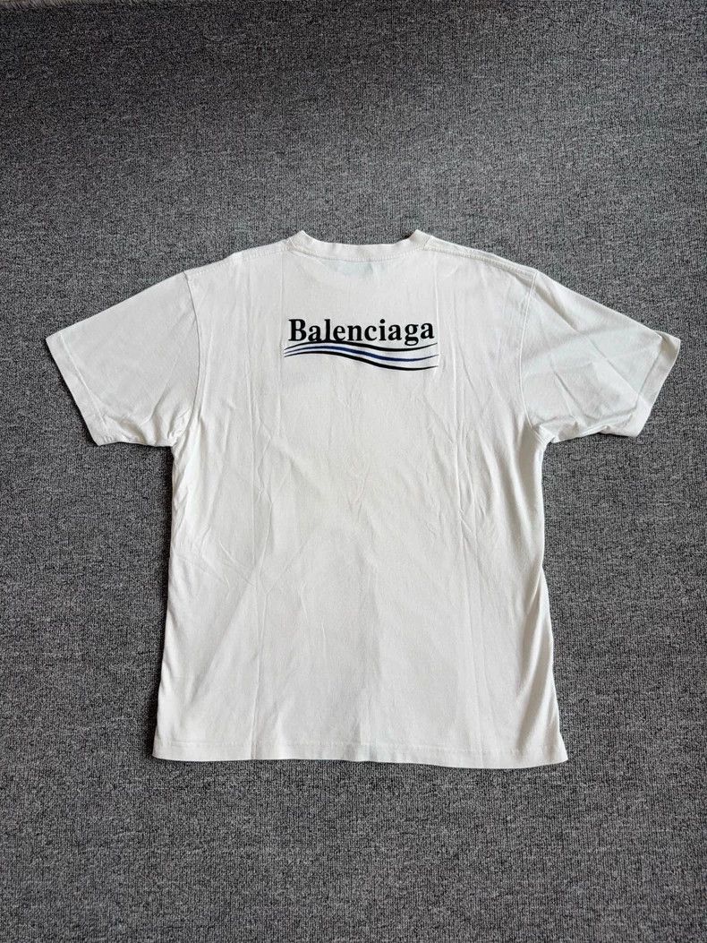 Balenciaga Balenciaga Solid Letter Embroidered Casual Round Neck Shor Size XS / US 0-2 / IT 36-38 - 2 Thumbnail