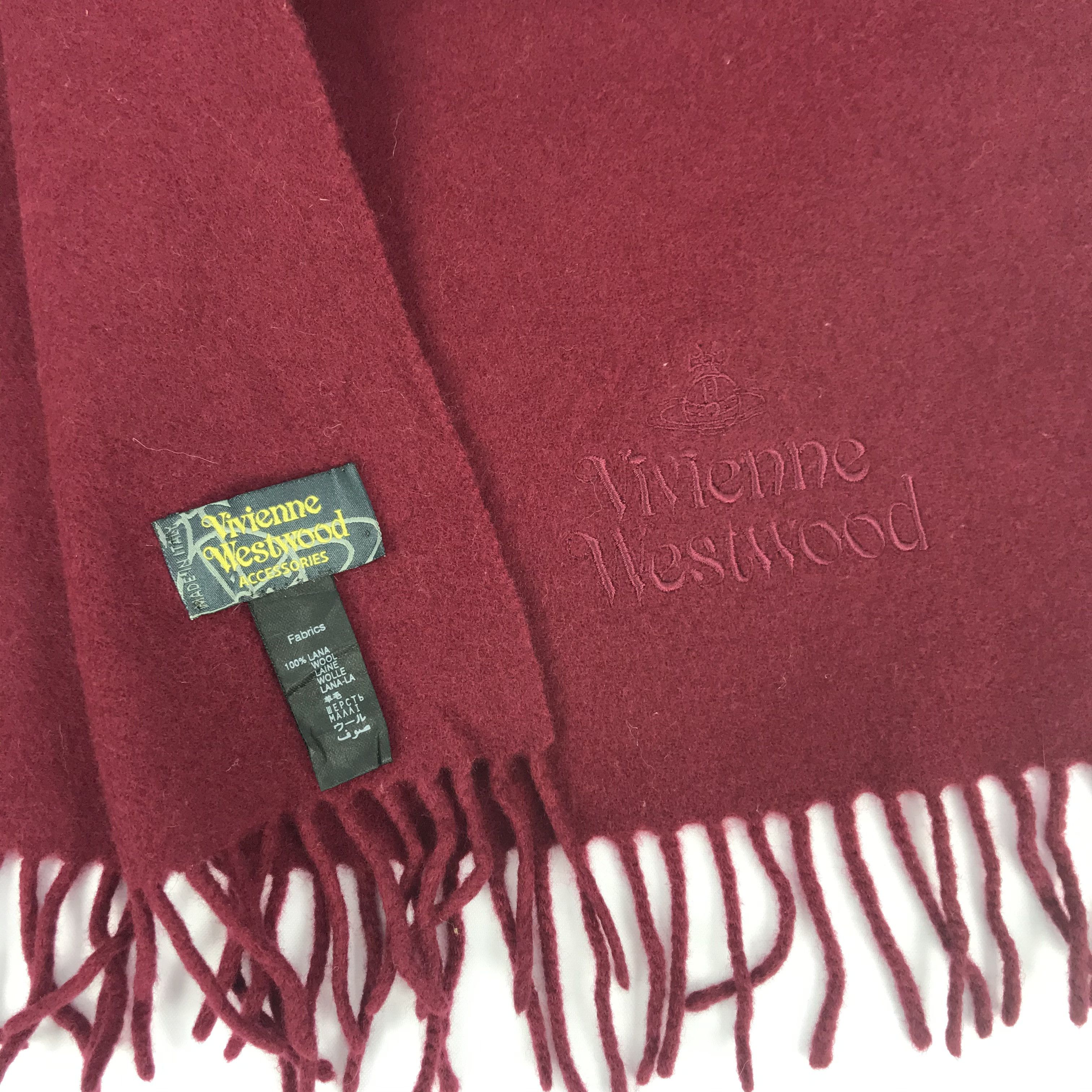 Vintage Vintage Wool Scarf Winter Scarves 56789 Size ONE SIZE - 4 Thumbnail