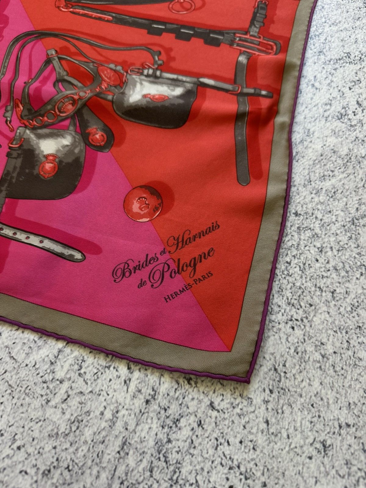 Hermes Vintage HERMES silk scarf 65cm Size ONE SIZE - 6 Thumbnail
