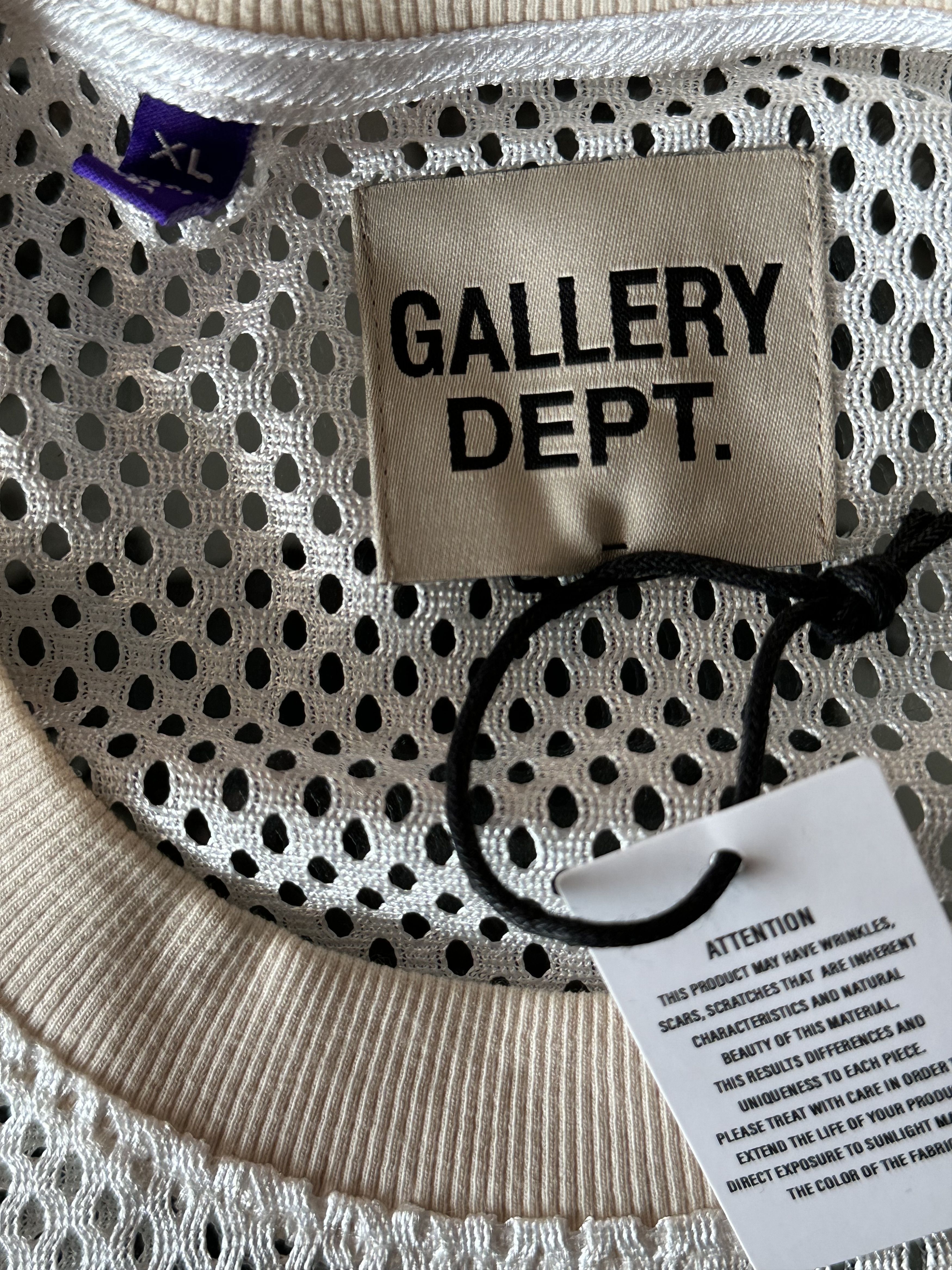 Gallery Dept. Gallery Dept White & Black Practice Mesh Jersey Size US XXL / EU 58 / 5 - 3 Thumbnail