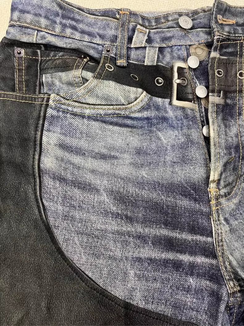 Acne Studios acne studios Heavy industry waste trompe l 'oeil loose jean Size US 32 / EU 48 - 6 Thumbnail