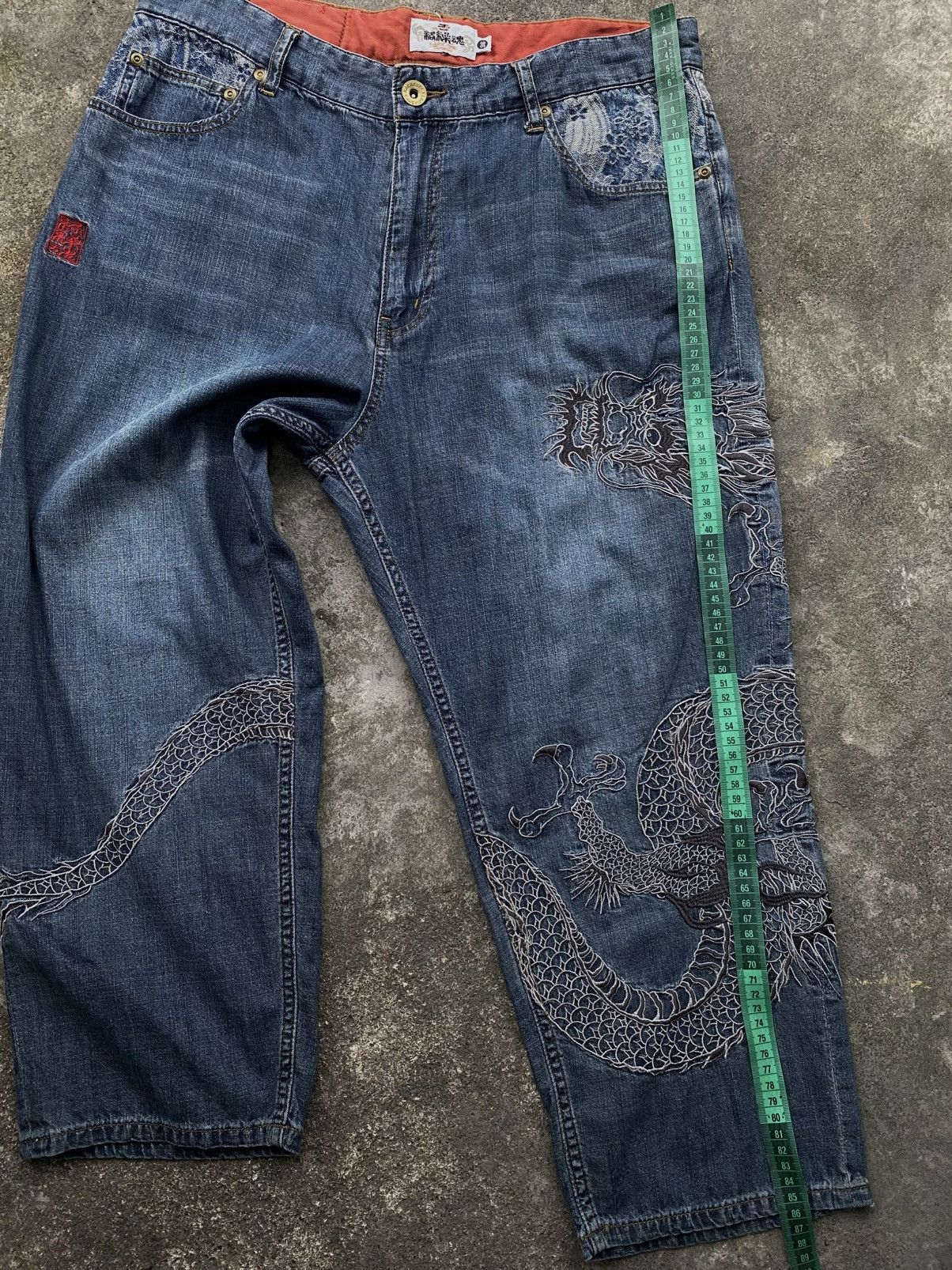 Dragonfly KARAKURI TAMASHII DRAGON JEANS Size US 36 / EU 52 - 18 Thumbnail