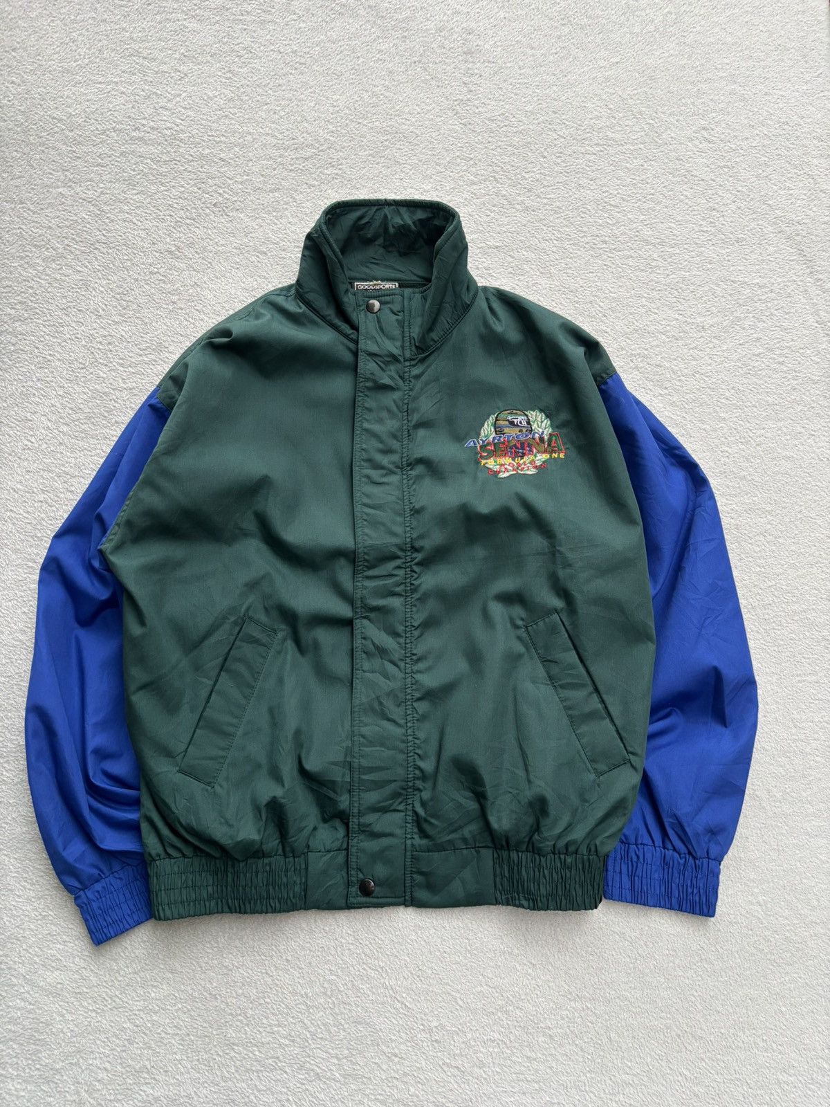 Formula 1 90s Aryton Sena- Formula 1 - Embroidered Bomber Jacket Size US M / EU 48-50 / 2 - 4 Thumbnail