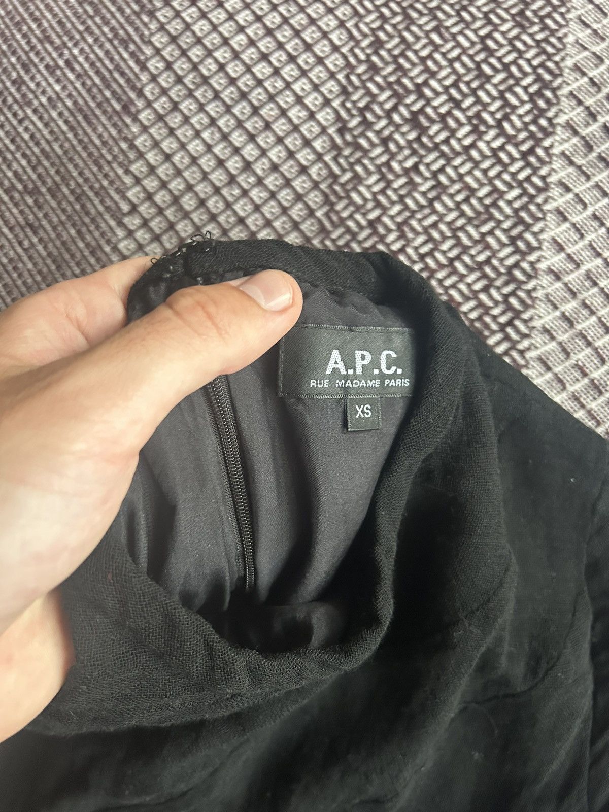 A.P.C. A.P.C. Rue Madame Paris Silk Dress Women Solid Size XS Size XS / US 0-2 / IT 36-38 - 8 Thumbnail