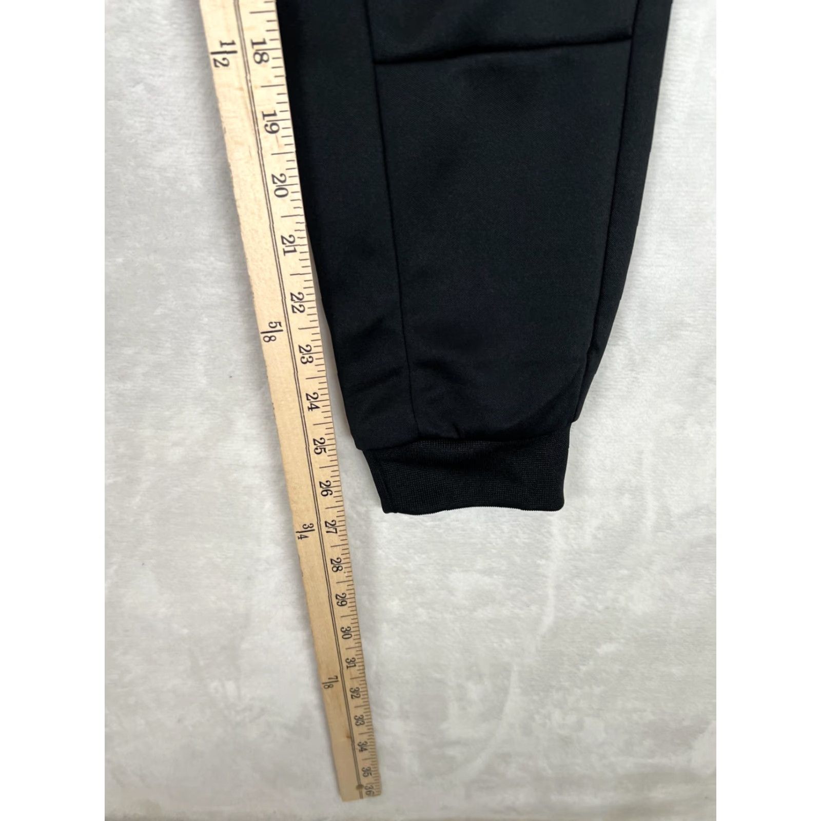 Nike Nike Pants Mens Small Black Joggers Zip Pocket Tapered Cuff Athletic Training Size US 29 - 2 Thumbnail