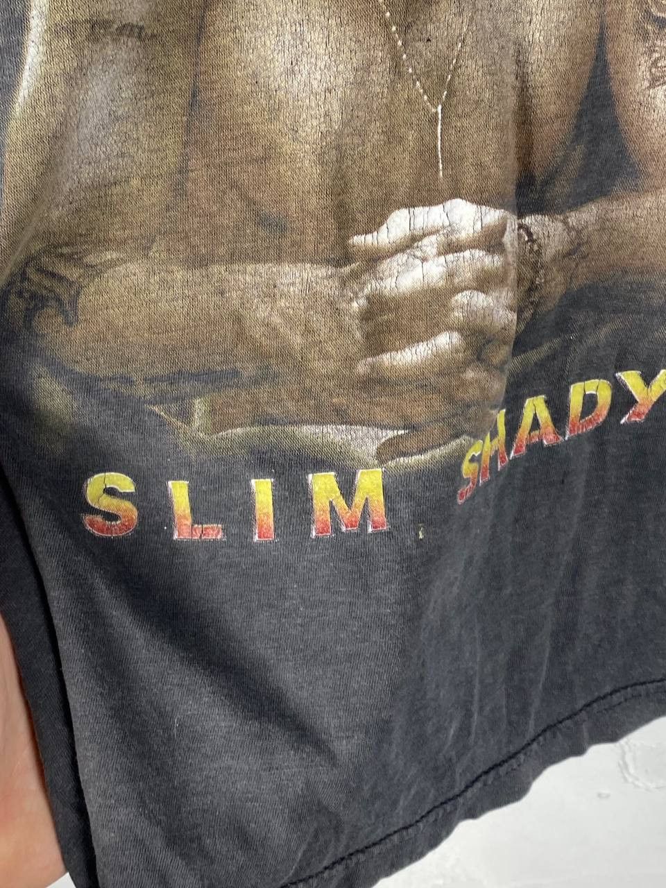 Eminem × Rap Tees × Vintage Vintage Eminem Slim Shady Faded T Shirt Size US M / EU 48-50 / 2 - 4 Thumbnail
