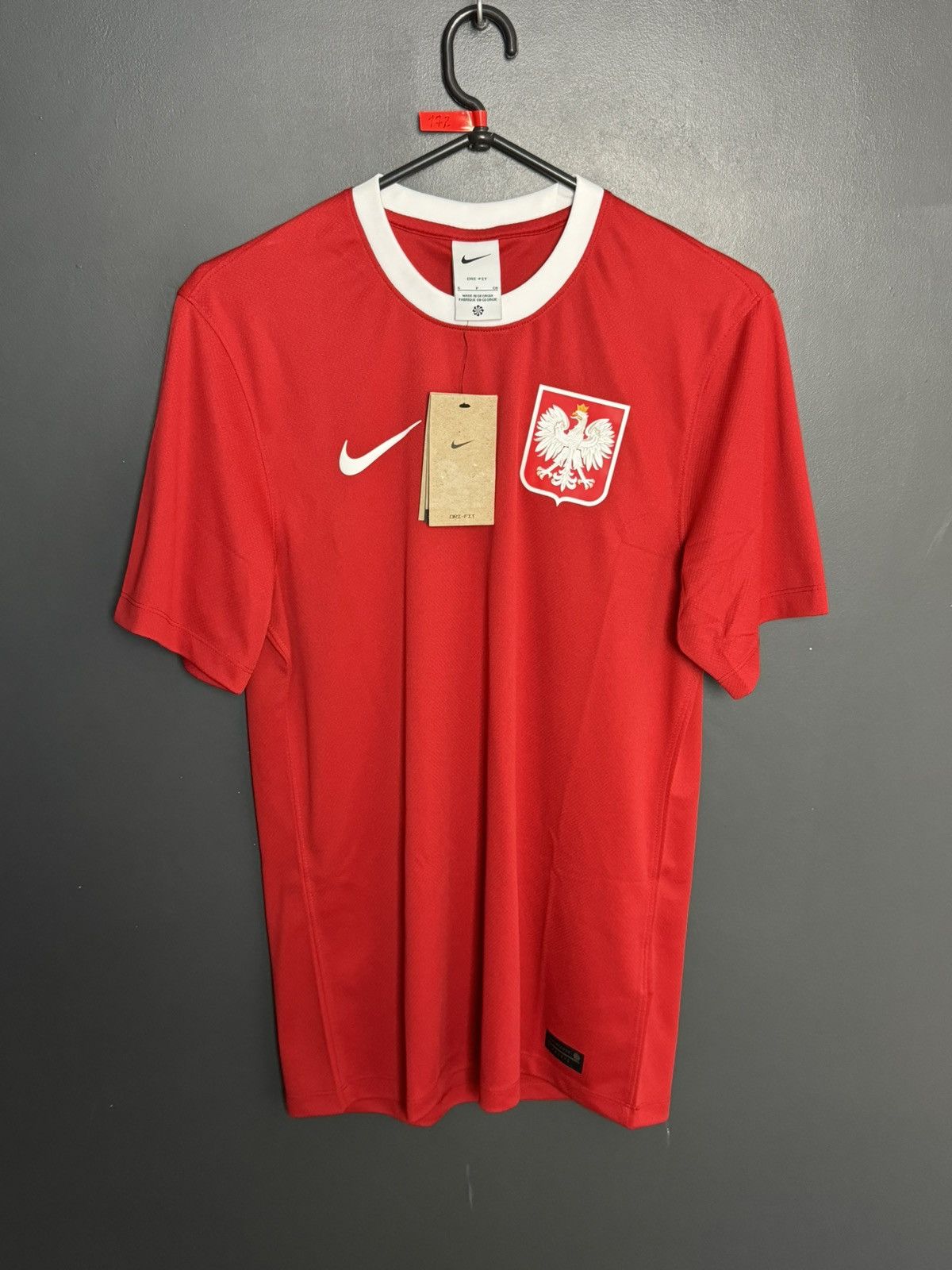 Nike New Poland National Team 22/23 Away Football Jersey T-Shirt Size US S / EU 44-46 / 1 - 1 Thumbnail