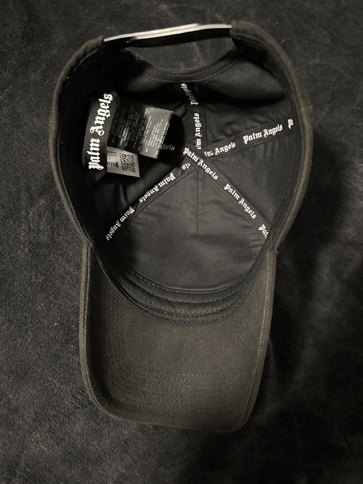 Palm Angels Teddy bear hat in black Size ONE SIZE - 3 Thumbnail