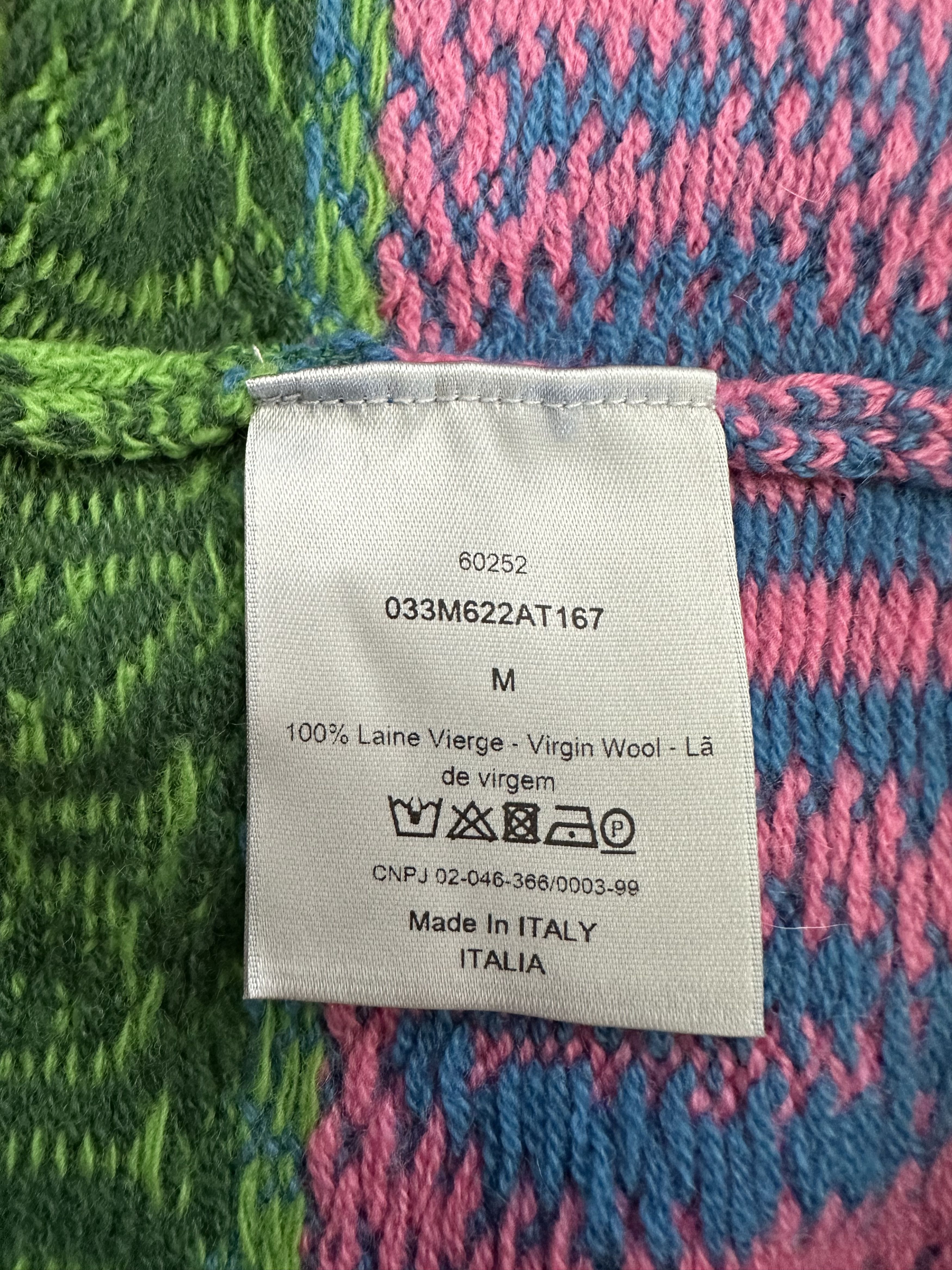 Dior × Stussy Dior x Stussy Multicolor Logo Wool Sweater Size US M / EU 48-50 / 2 - 4 Thumbnail