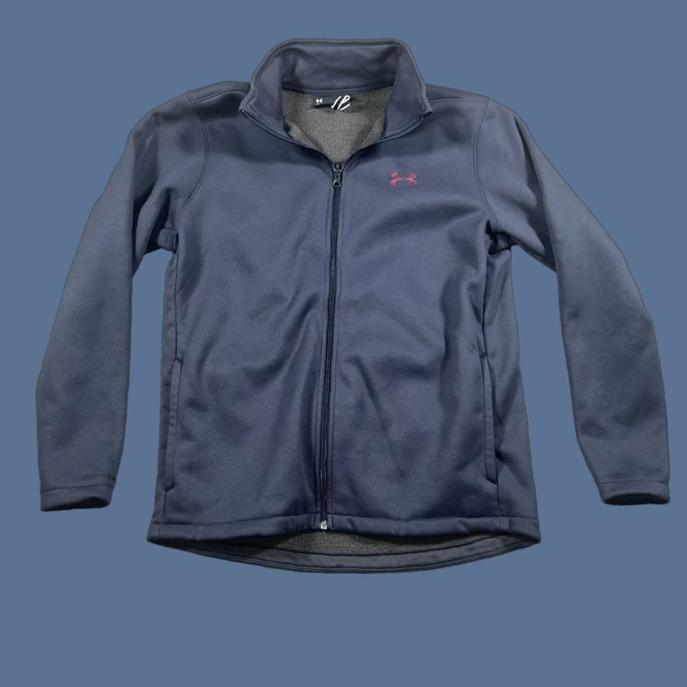 Under Armour Under Armour Storm Full Zip Jacket Mens L Black Fleece Lined Zip Sweatshirt Regular Size Shirt Size US L / EU 52-54 / 3 - 1 Thumbnail