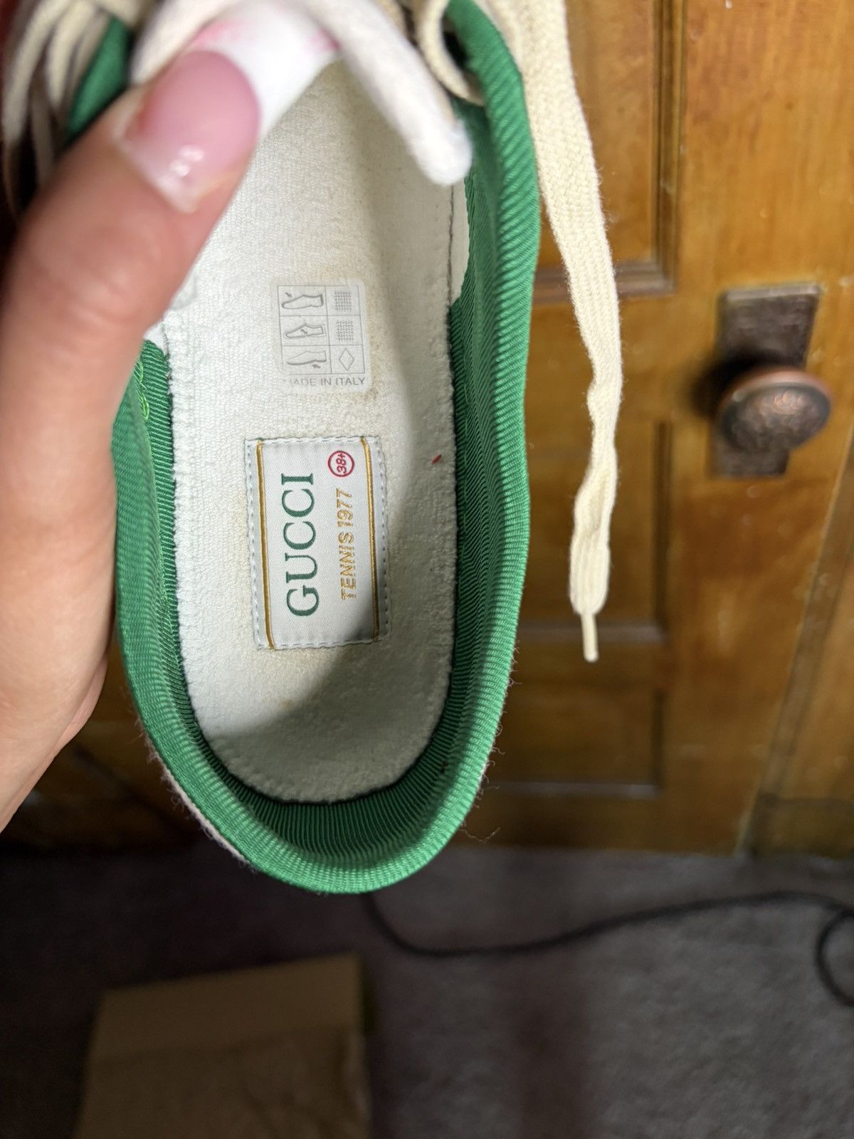 Gucci Gucci 1977 Canvas Tennis Sneakers Size US 8.5 / IT 38.5 - 2 Thumbnail