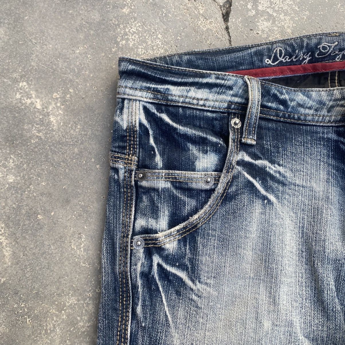 14th Addiction × If Six Was Nine × Japanese Brand DAILY TOPICS THUNDER FLARE Stretchable Jeans Size US 30 / EU 46 - 5 Thumbnail