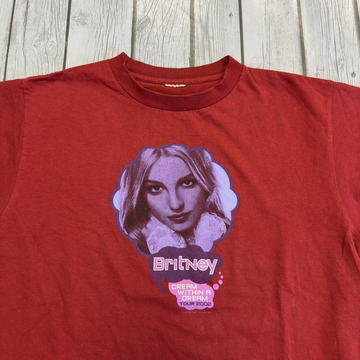 Band Tees × Vintage Vintage Britney Spears tee Size US S / EU 44-46 / 1 - 3 Thumbnail