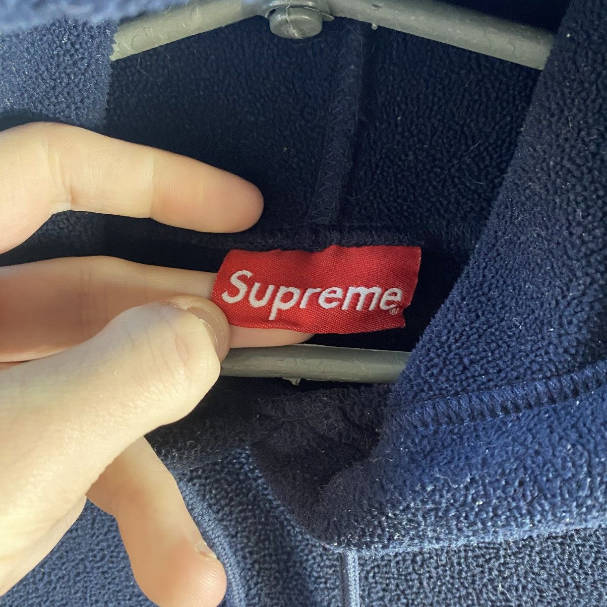 Supreme vintage supreme fleece hoodie big logo Size US M / EU 48-50 / 2 - 4 Thumbnail
