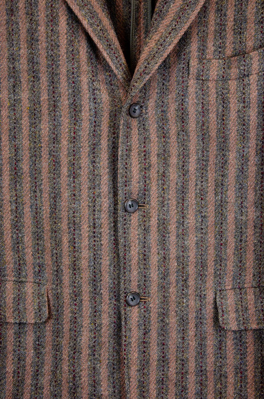 Harris Tweed Harris Tweed Vintage Striped Wool Blazer - Size 41R Size 50R - 4 Thumbnail