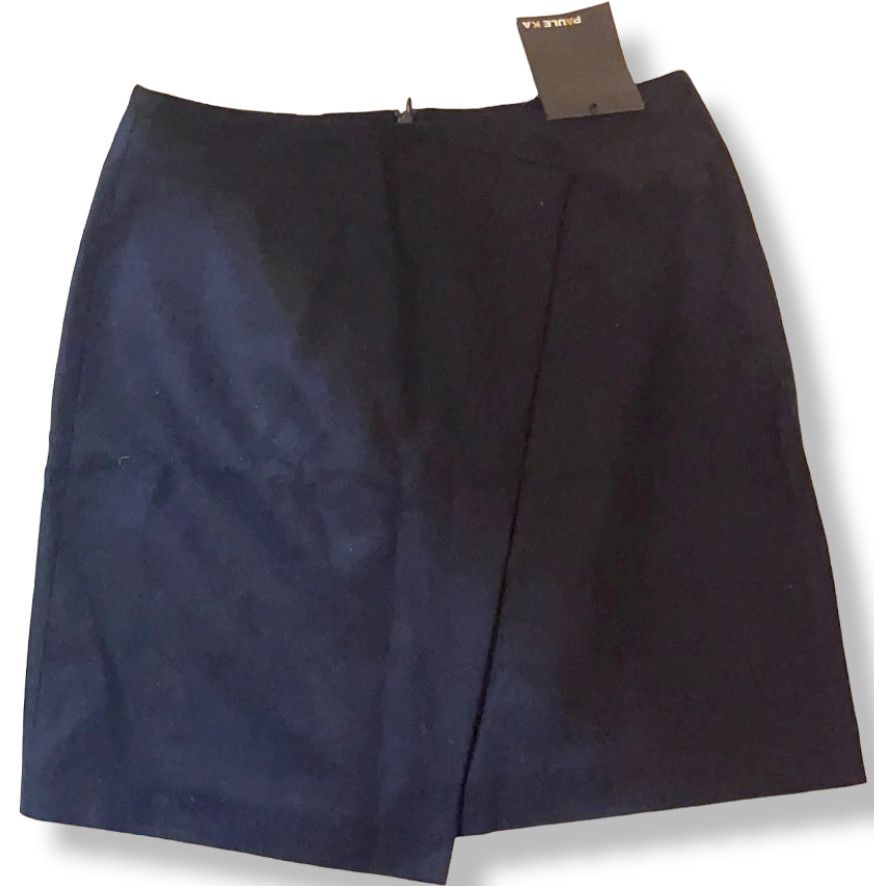 Other PAULE KA Paris Dark Blue Wool Skirt ~ M ~ "sample" ~ NEW Size 28" / US 6 / IT 42 - 1 Thumbnail