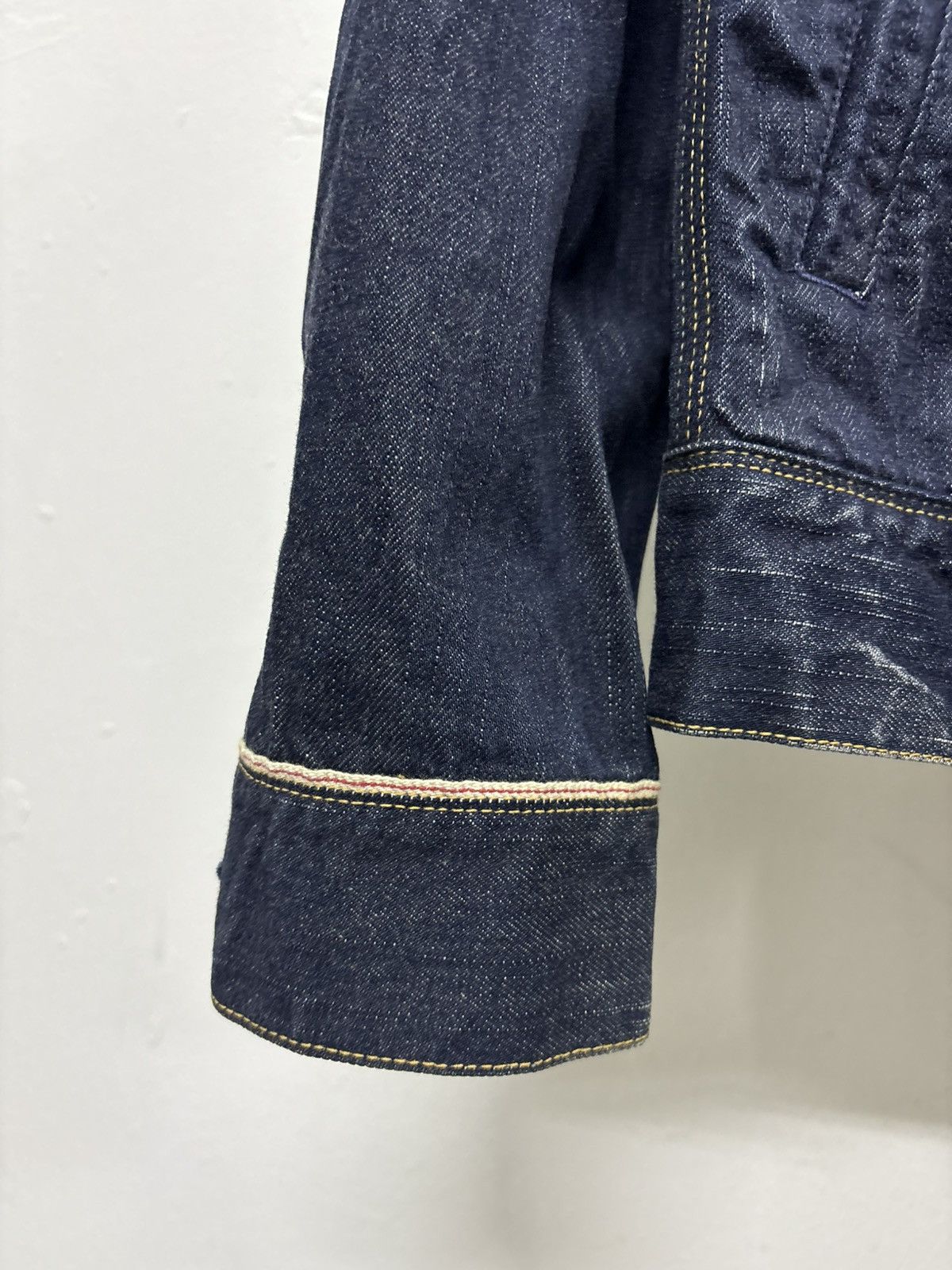 Japanese Brand Japan Selvedge Denim Jeans Type 2 II Distressed Jacket Size US S / EU 44-46 / 1 - 10 Thumbnail