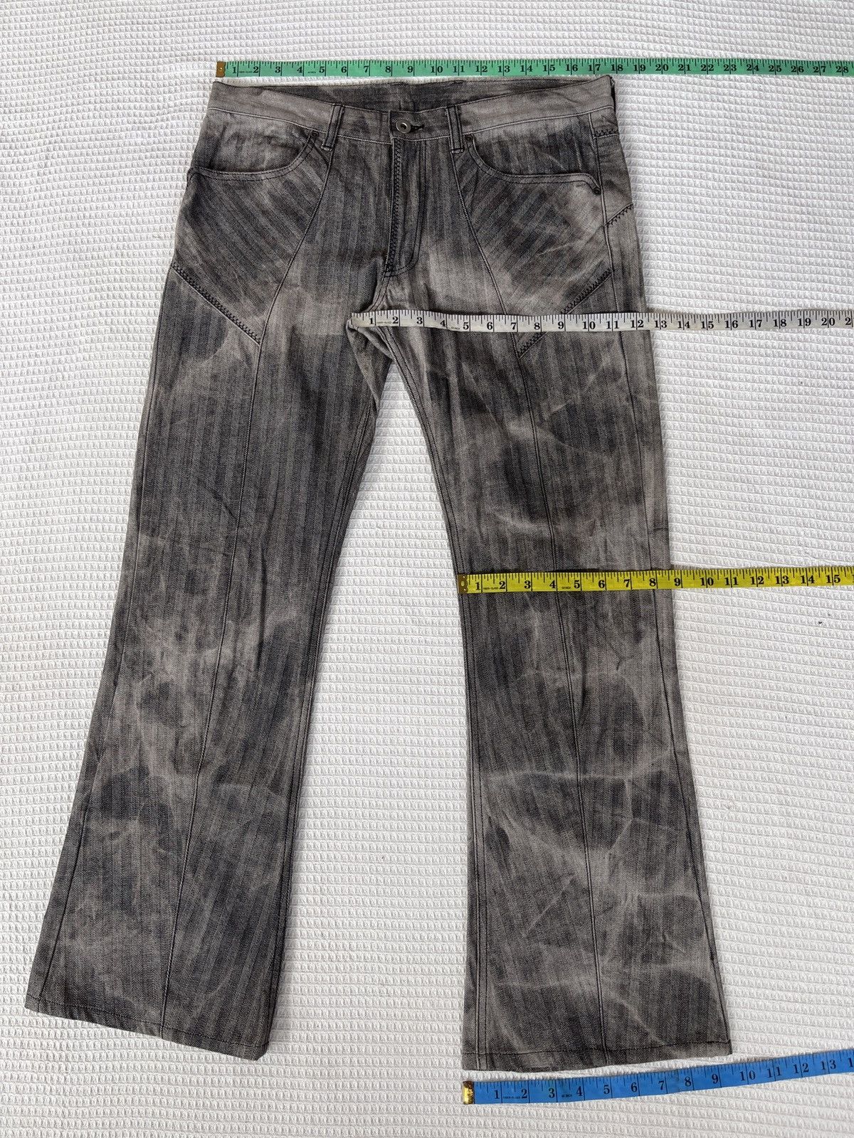 Japanese Brand Rare🔥Japanese Designer EDGE RUPERT Flared Bootcut Jeans Size US 35 - 10 Thumbnail