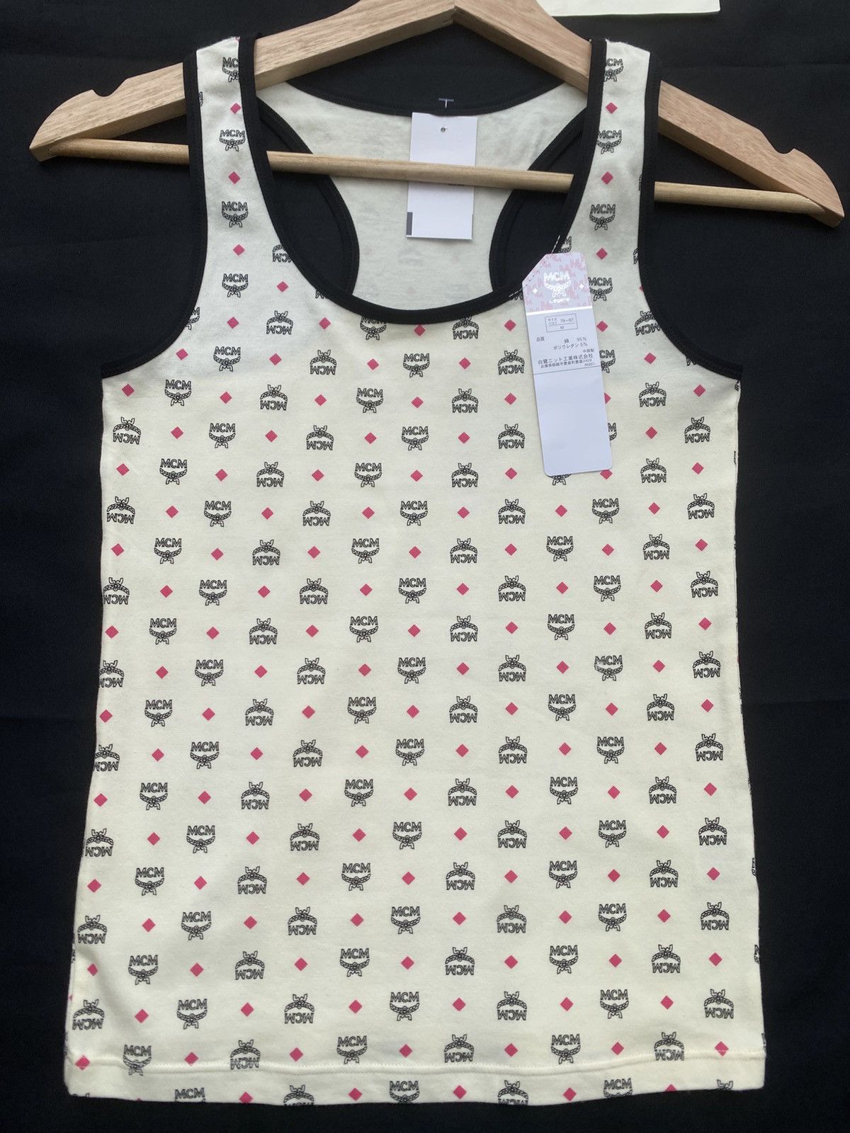 MCM Rare MCM Logos Sleeveless Top Size M / US 6-8 / IT 42-44 - 6 Thumbnail