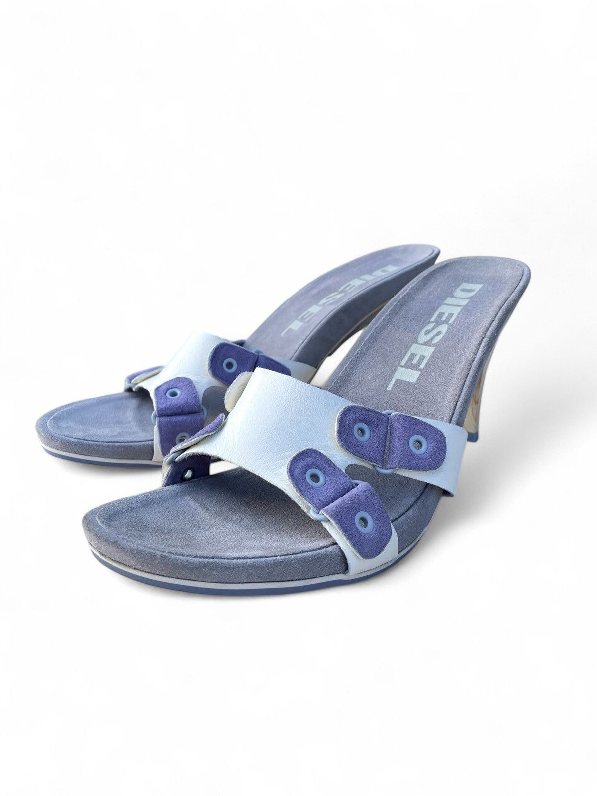 Diesel Diesel “Luna” Leather Mule Sandals – EUR 41 / US 10 – New Size US 10 / IT 40 - 3 Thumbnail