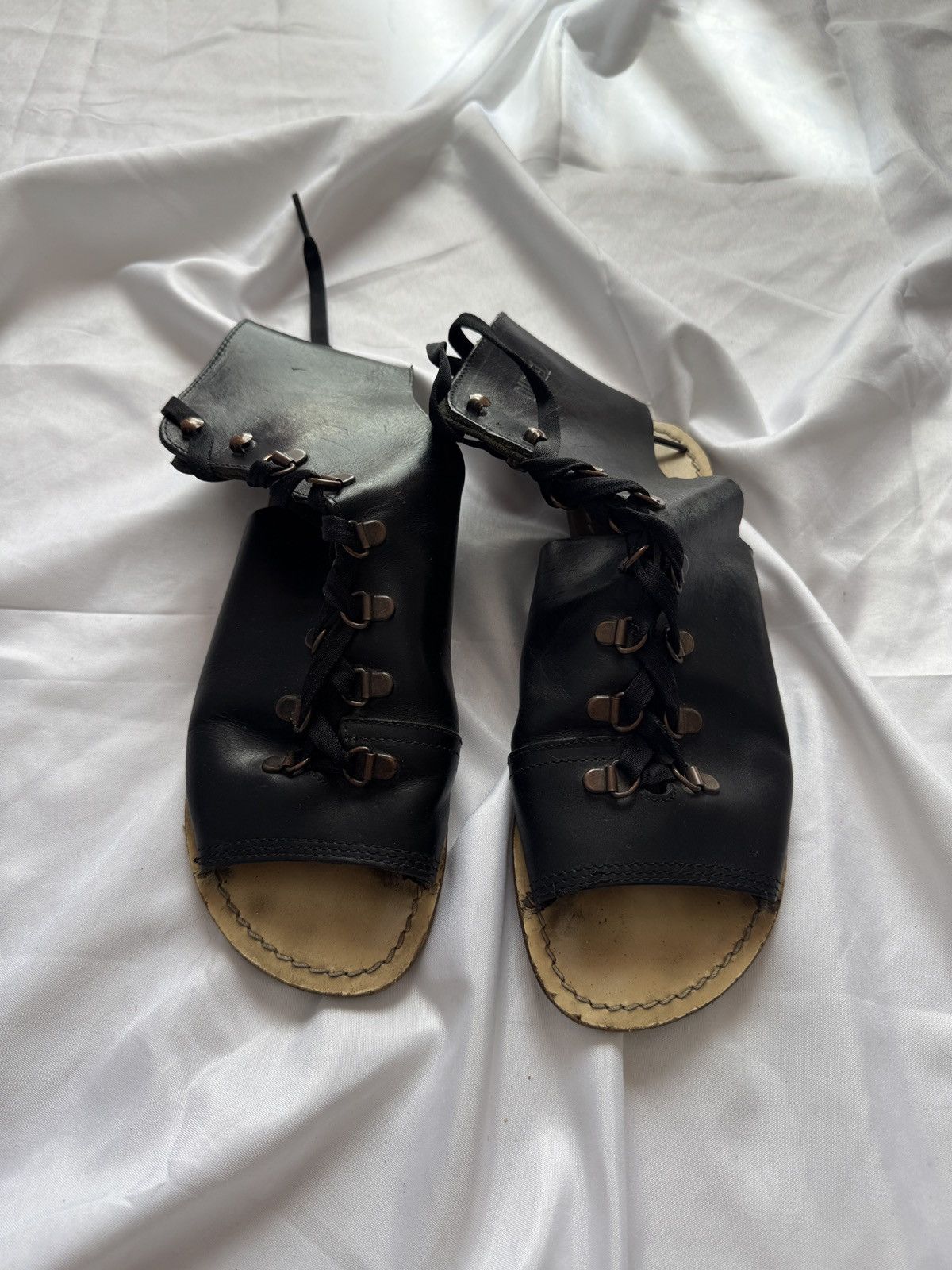 Diesel Diesel Vintage Archive Y2K Gladiator Leather Sandals Size US 8 / IT 38 - 10 Thumbnail
