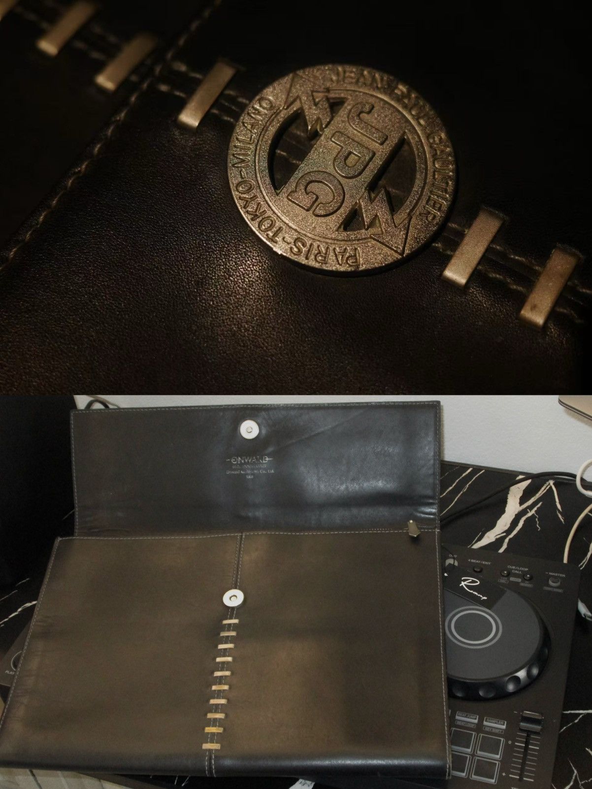 Jean Paul Gaultier Jean Paul Gaultier Leather Clutch Bag Size ONE SIZE - 5 Thumbnail