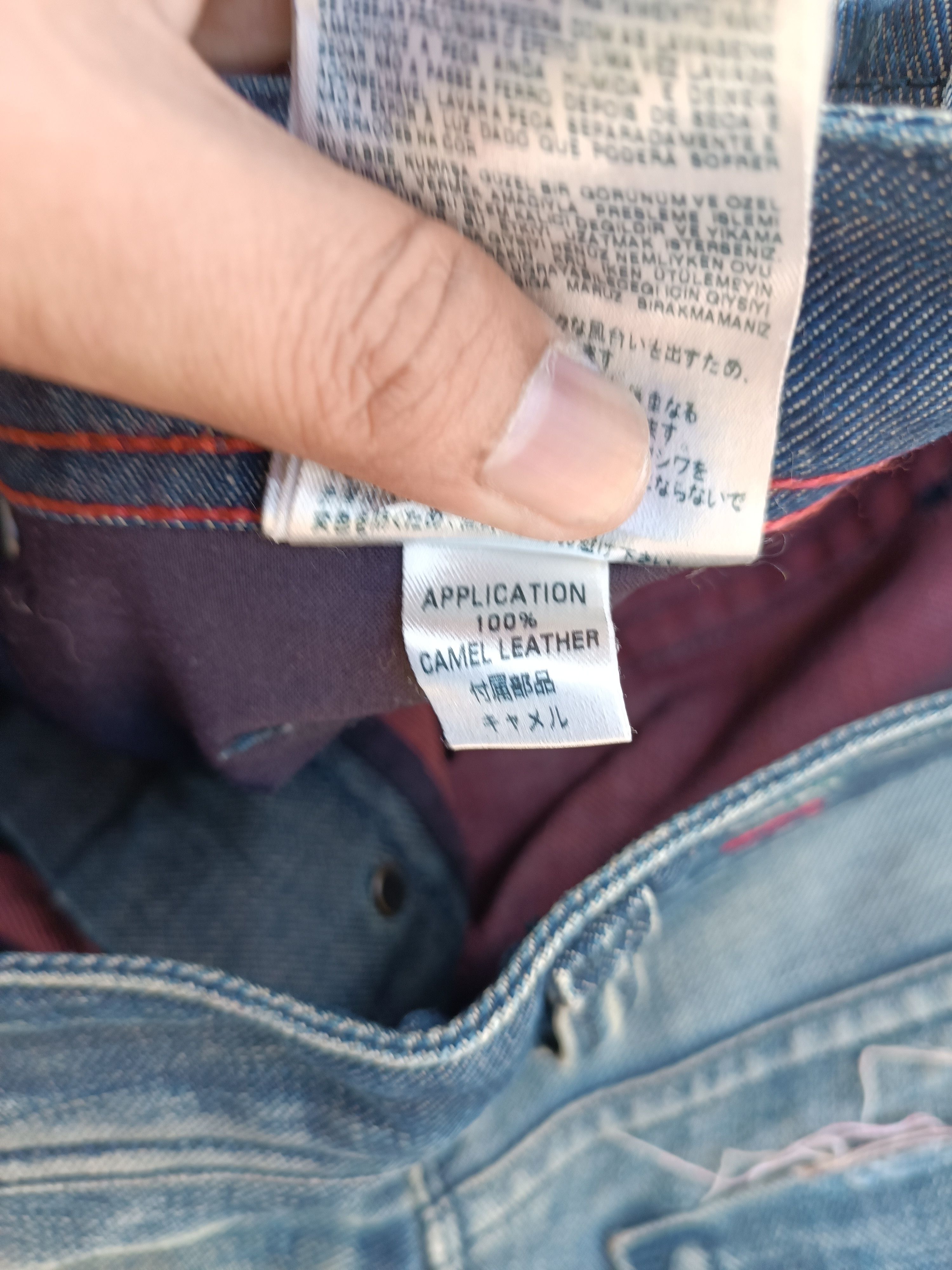 Diesel × Vintage Vintage Diesel Distressed Whiskers Faded Denim E264 Size US 32 / EU 48 - 16 Thumbnail