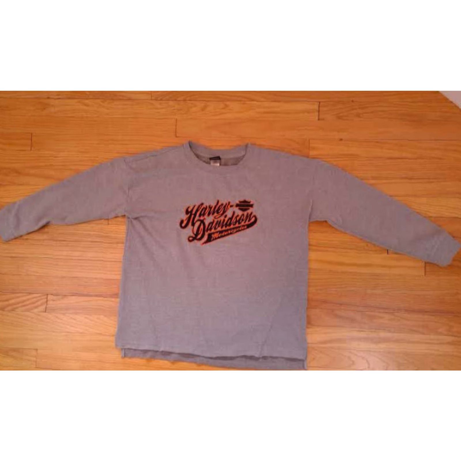 Harley Davidson Harley-Davidson Sweatshirt Mens L Gray Stitch Pullover Canvas 25in 24in Chest Grey Motown Detroit Michigan Stitched Large Sweatshirt Grey Size US L / EU 52-54 / 3 - 2 Thumbnail