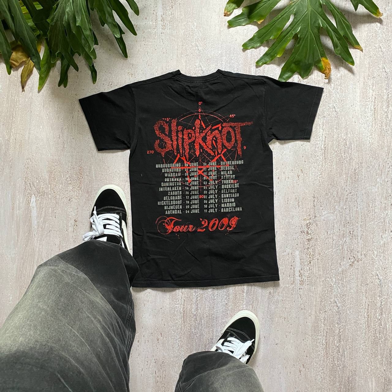 Band Tees VINTAGE 2009 Y2K SLIPKNOT TOUR RARE T SHIRT 42 Size US S / EU 44-46 / 1 - 2 Thumbnail