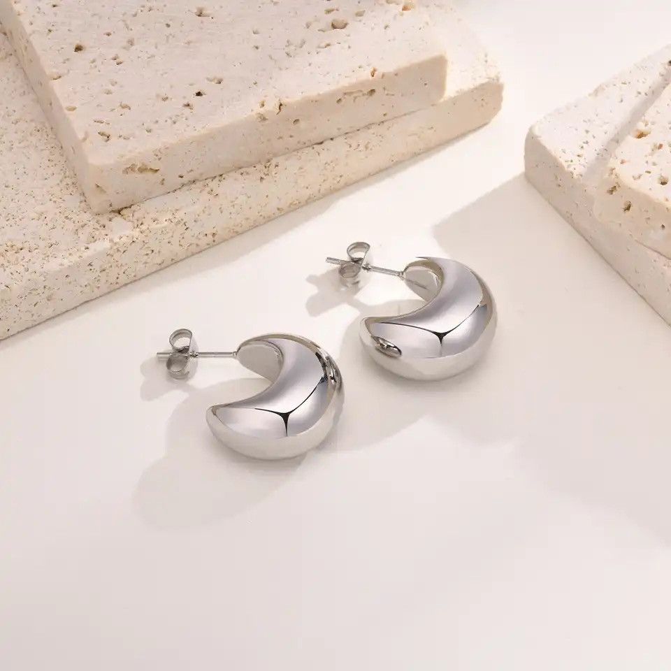 Other Trendy Moon Stud Earrings Size ONE SIZE - 1 Thumbnail
