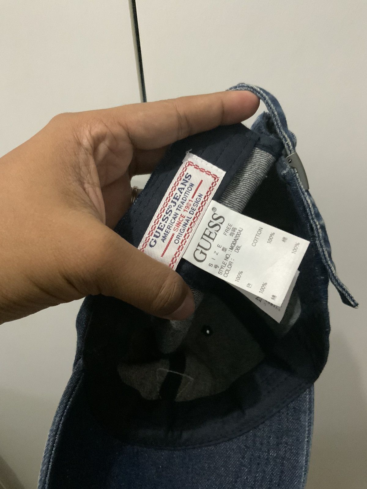 Denime Guess Jeans Denime Hat Size ONE SIZE - 11 Thumbnail