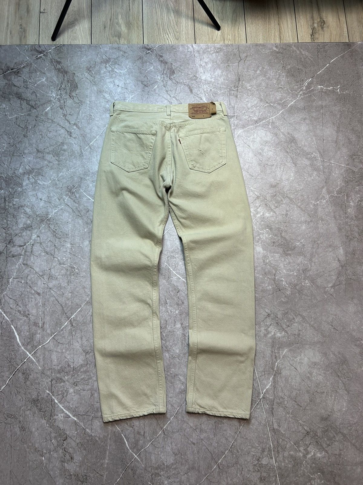 Levi's × Vintage Levis 501 USA Made Vintage Denim Jeans 6572AC Size US 33 - 3 Thumbnail