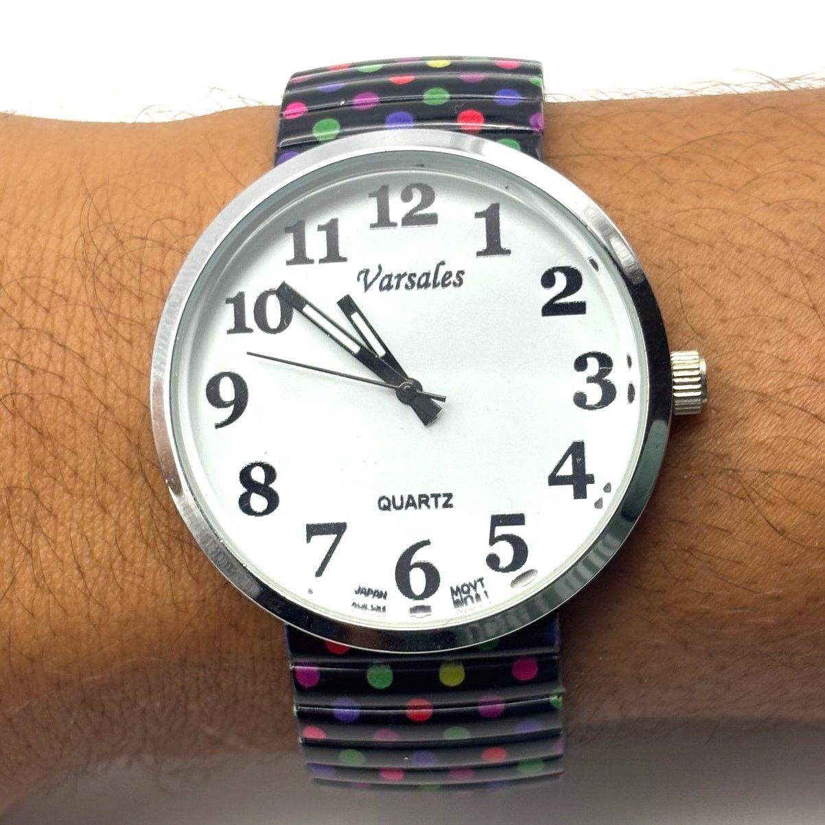 Other Varsales Ladies Silver Pok A Dot Watch Size ONE SIZE - 1 Thumbnail