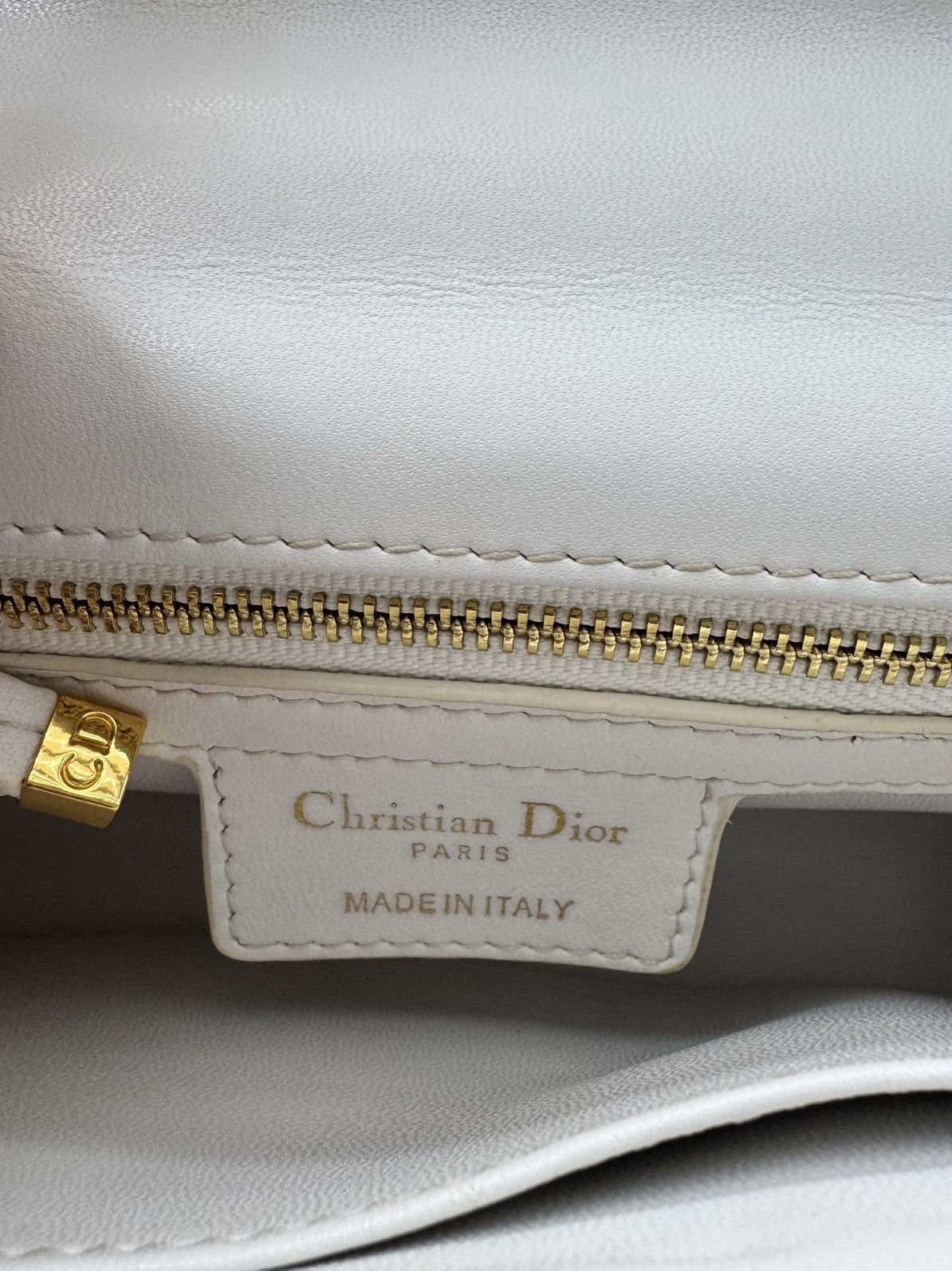 Dior Small Dior Caro bag ivory supple cannage calfskin Size ONE SIZE - 12 Thumbnail