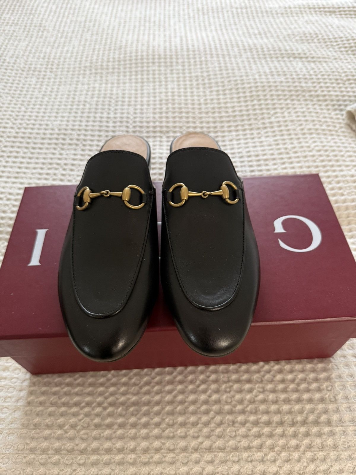 Gucci Authentic Gucci Princetown horsebit mules Size US 6.5 / IT 36.5 - 3 Thumbnail