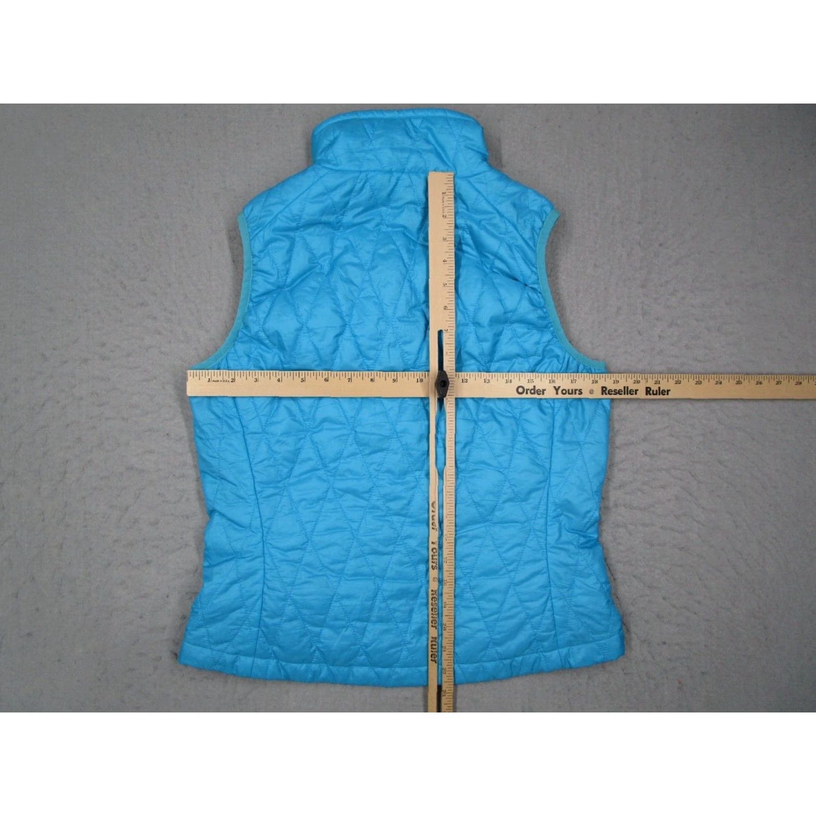 Patagonia PATAGONIA Vest Womens Small Blue Nano Puff Full Zip Primaloft Insulated Lightweight Quilted 2010s Bohemian Nature Outdoor City Classic Puffer Size S / US 4 / IT 40 - 7 Thumbnail