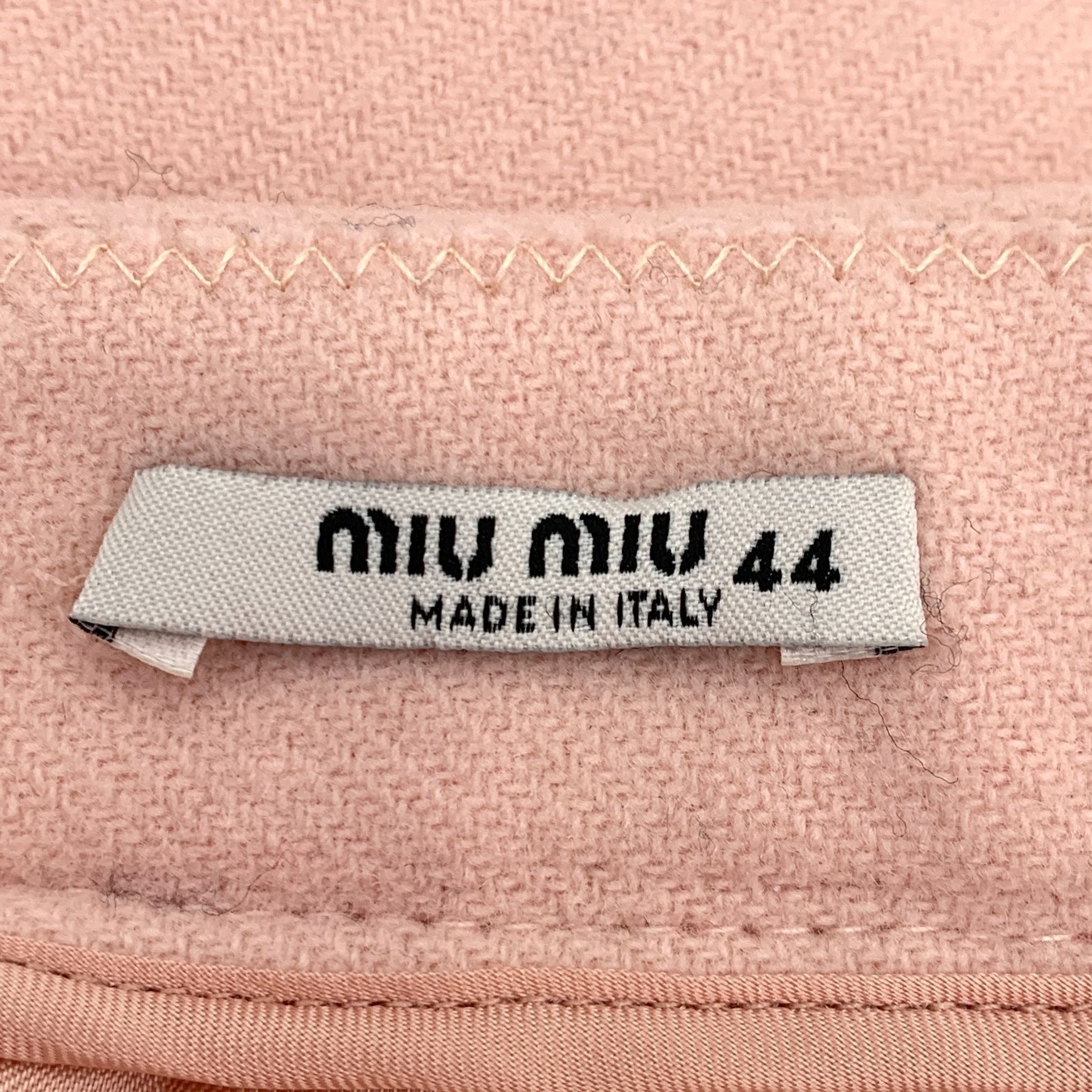 Miu Miu Miu Miu A-Line Wool Blend Mini Skirt With Contrast Pocket Size 32" / US 10 / IT 46 - 6 Thumbnail