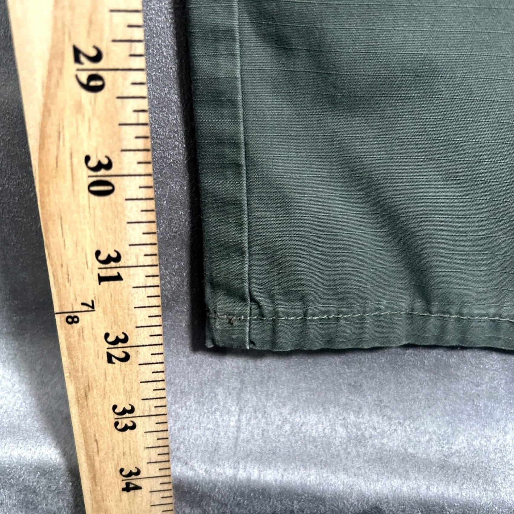Vintage 5.11 Tactical Pants Mens 30x34 (Fits 30x32) Khaki Ripstop Cargo Flat Front Stretch Reinforced Knee Pockets Outdoor Army Classic 74273 Taclite Pro Size US 30 / EU 46 - 3 Thumbnail
