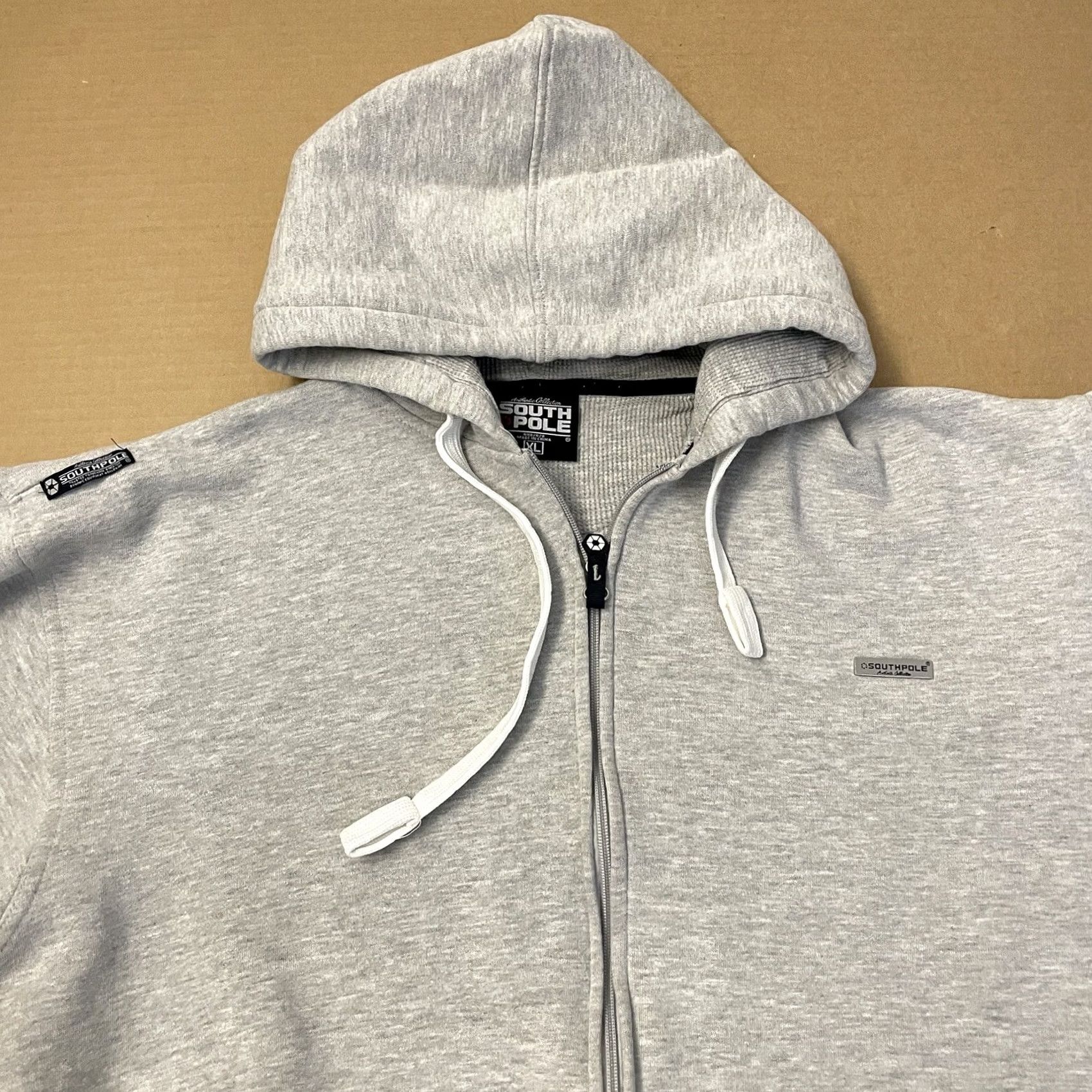 Southpole VINTAGE Southpole Hoodie Adult XL Gray Full Zip Mens Size US XL / EU 56 / 4 - 7 Thumbnail