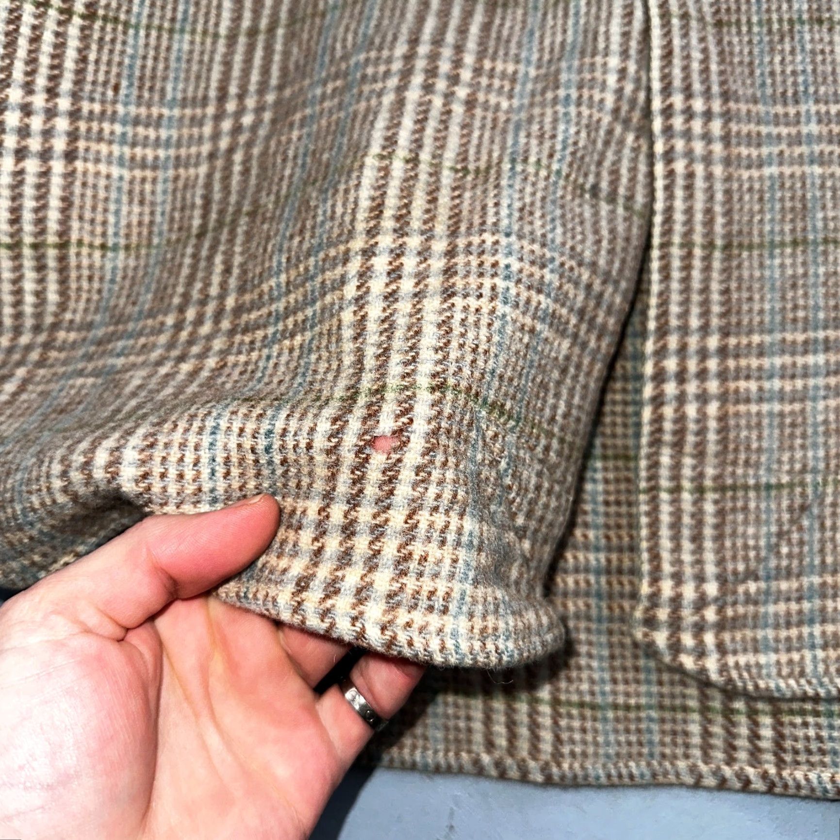 Vintage VINTAGE 1960s Empire USA Brown Plaid Wool Shirt Long Sleeve Button-Up Mens M Rockabilly Size US M / EU 48-50 / 2 - 5 Thumbnail