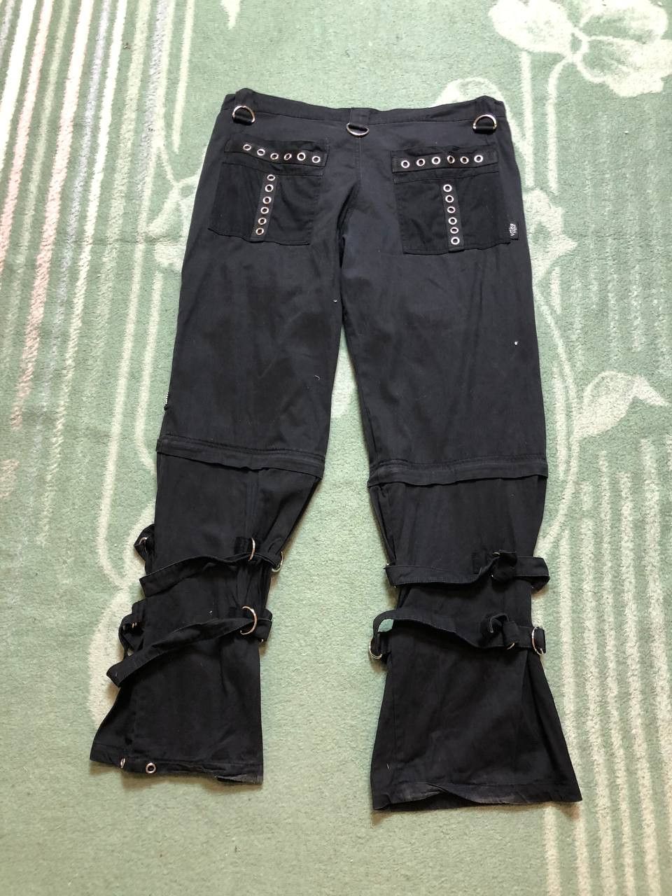 Vintage black Vintage Living Dead Souls Casual pants Y2K Size US 38 / EU 54 - 22 Thumbnail