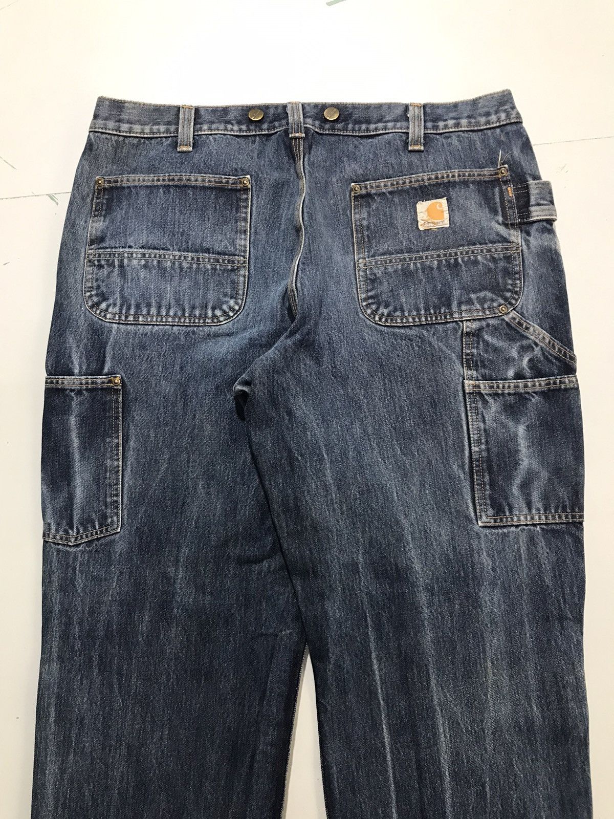 Carhartt Vintage Carhartt double knee workwear denim Size US 36 / EU 52 - 9 Thumbnail