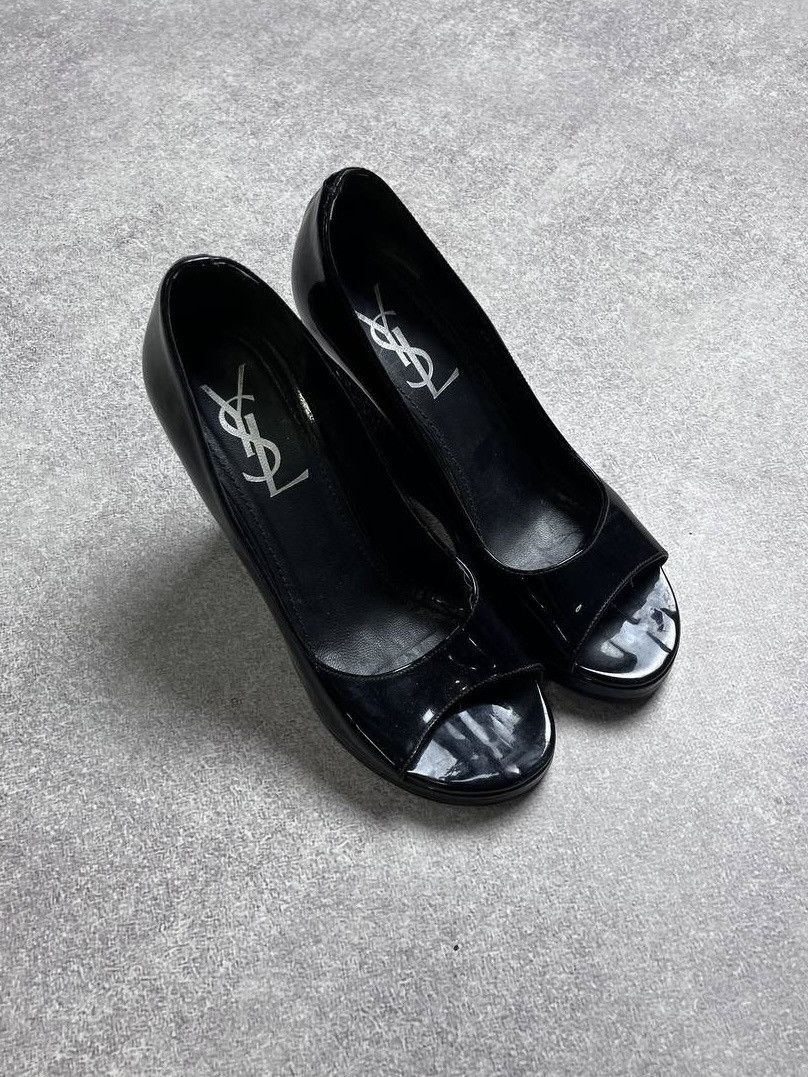Yves Saint Laurent VINTAGE YSL YVES SAINT LAURENT HIGH HEELS WOMAN’S EUR 37 Size US 7 / IT 37 - 2 Thumbnail